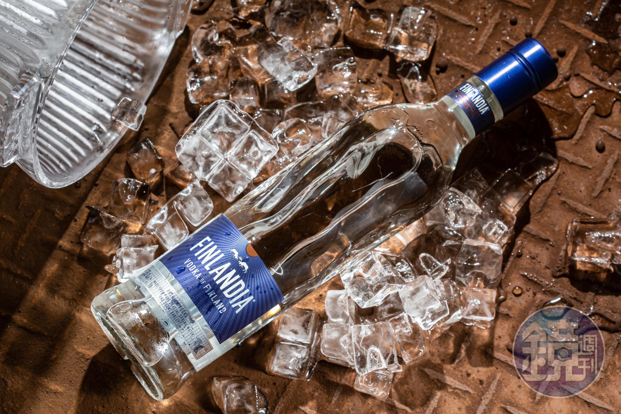 「Finlandia Vodka」醇美帶辣勁。(150元/杯)