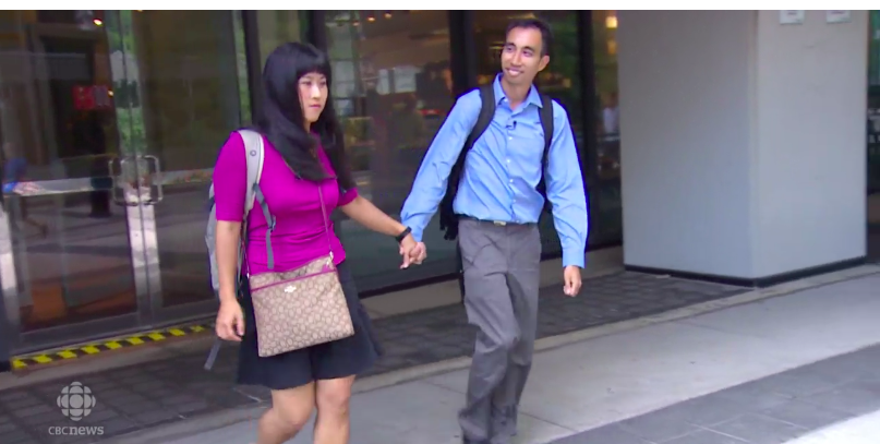 Kristy（左）與Bryce（右）退休時，分別只有31歲和32歲。（翻攝自CBC）