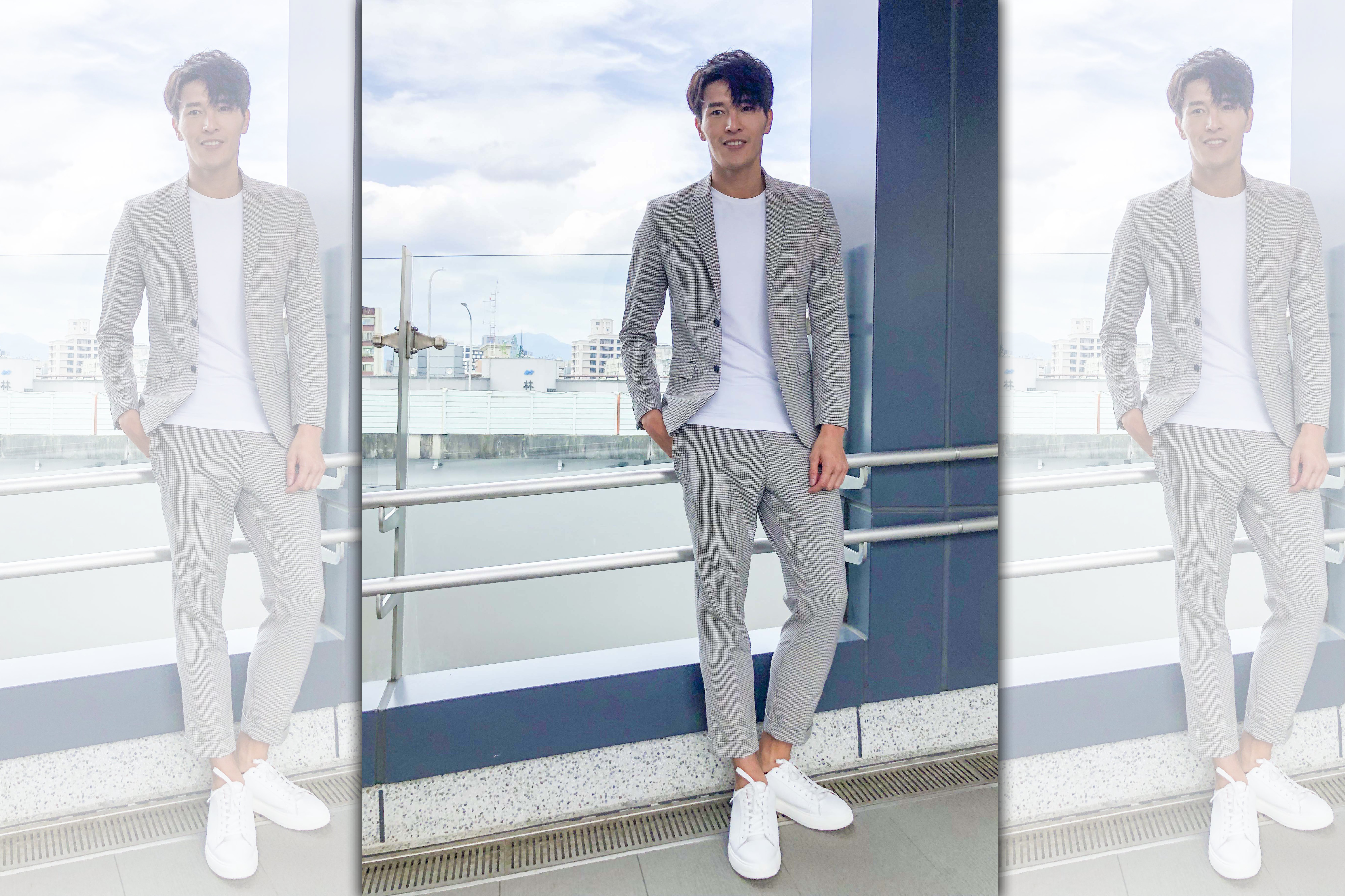 以陽光健美形象聞名的陳禕倫，模特兒出身擁有高挑身材及俊俏外表，但在新作品《用九柑仔店》戲中的造型卻跟本人反差極大。（凱渥提供）