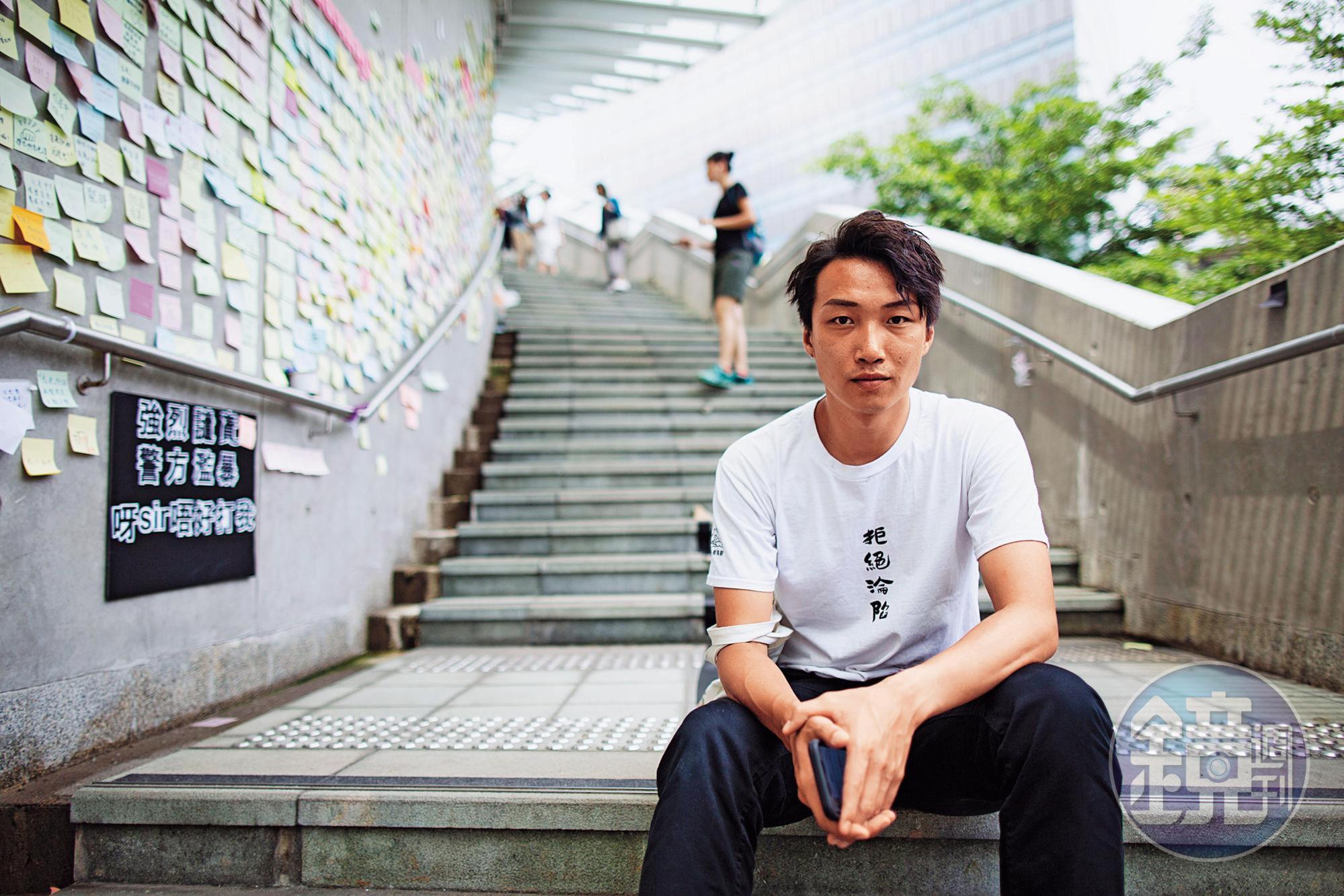 民陣召集人岑子杰。