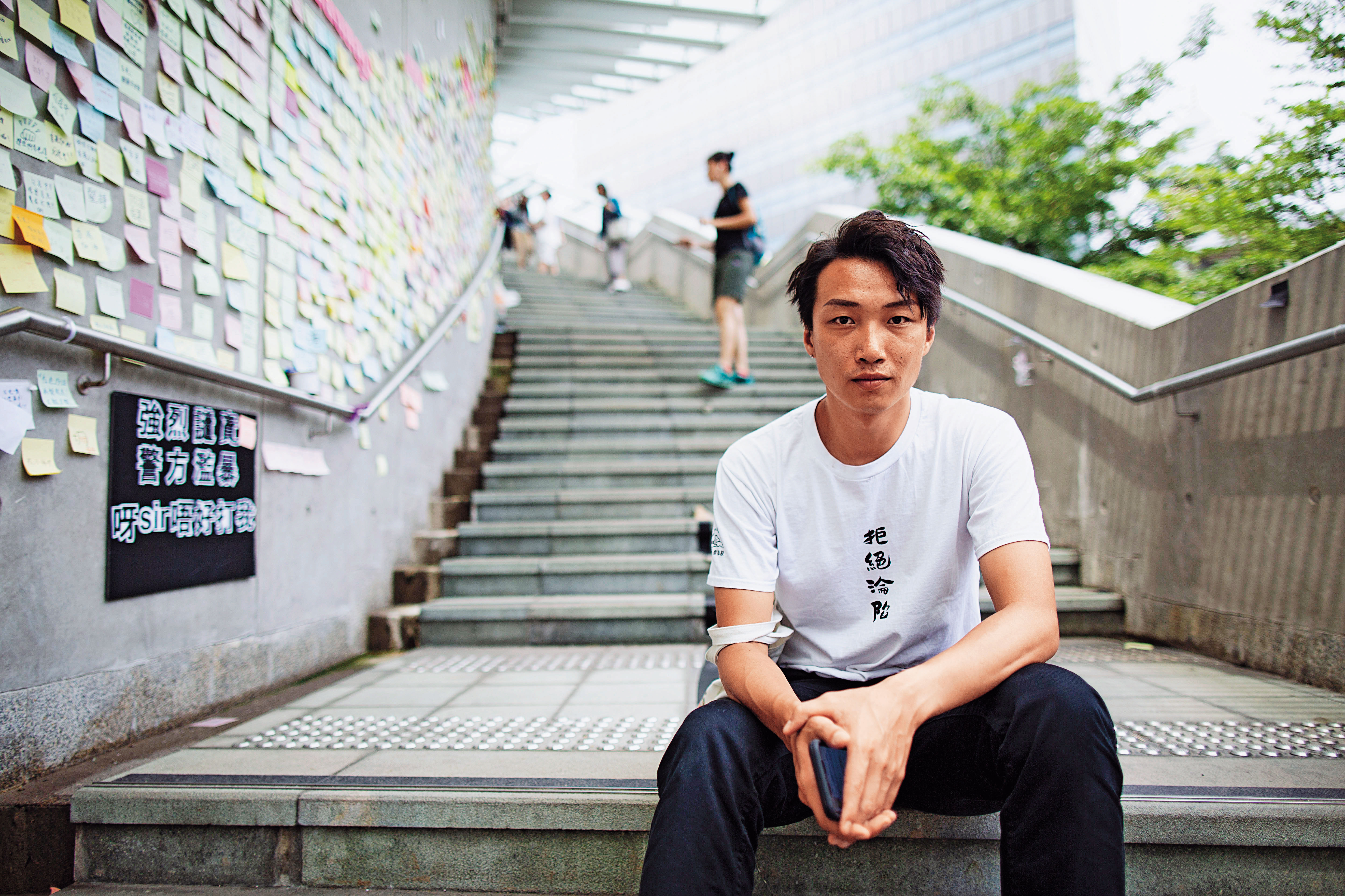 民陣召集人岑子杰。
