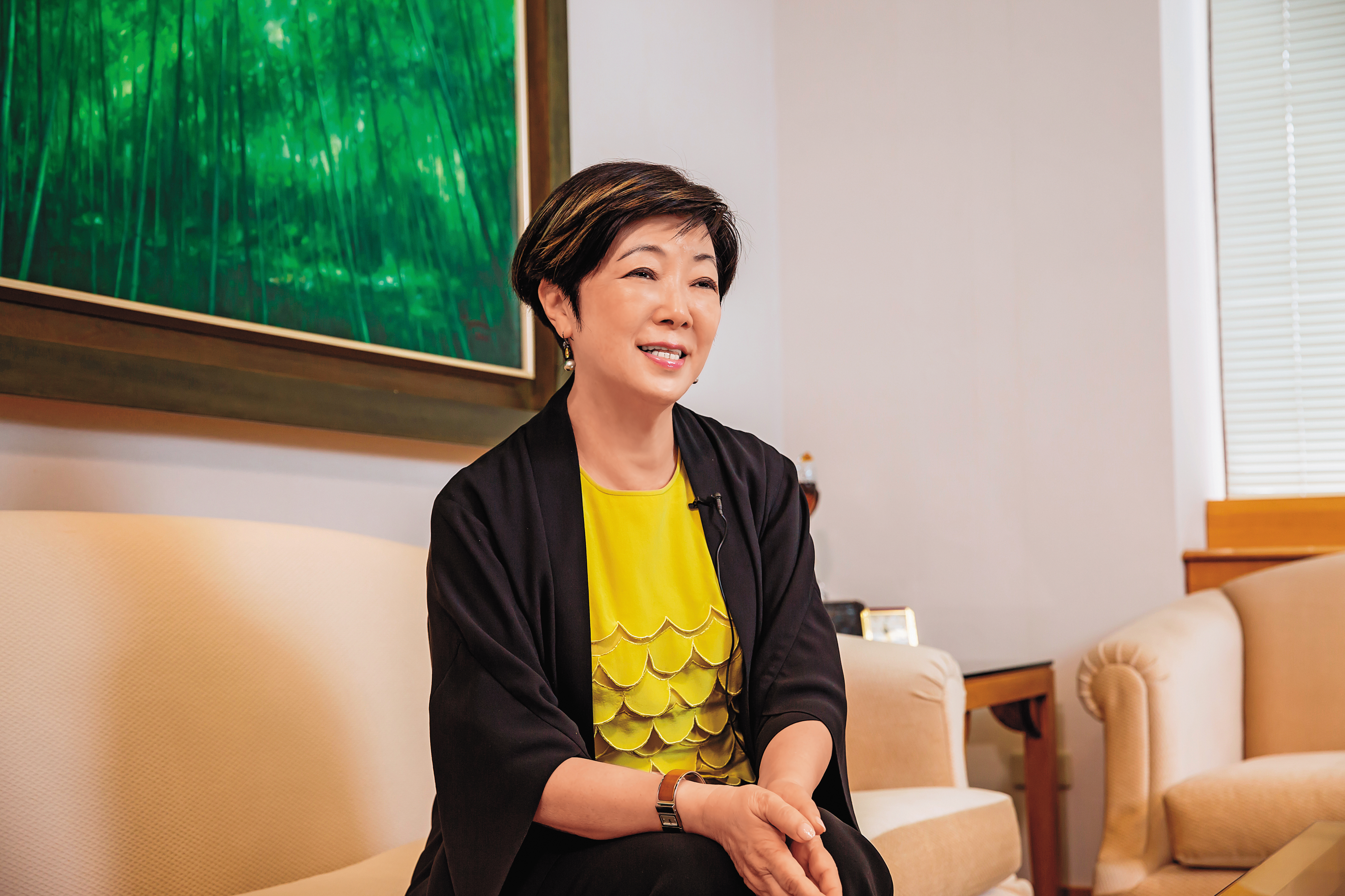 張淑芬受訪時表示，支持她做公益的動力是要把福報分享出去。