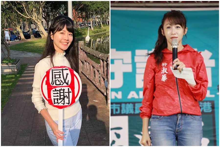民進黨在艱困選區有意徵召台北市議員「港湖女神」高嘉瑜（左）和台北市議員許淑華（右）。（翻攝自高嘉瑜、許淑華臉書）