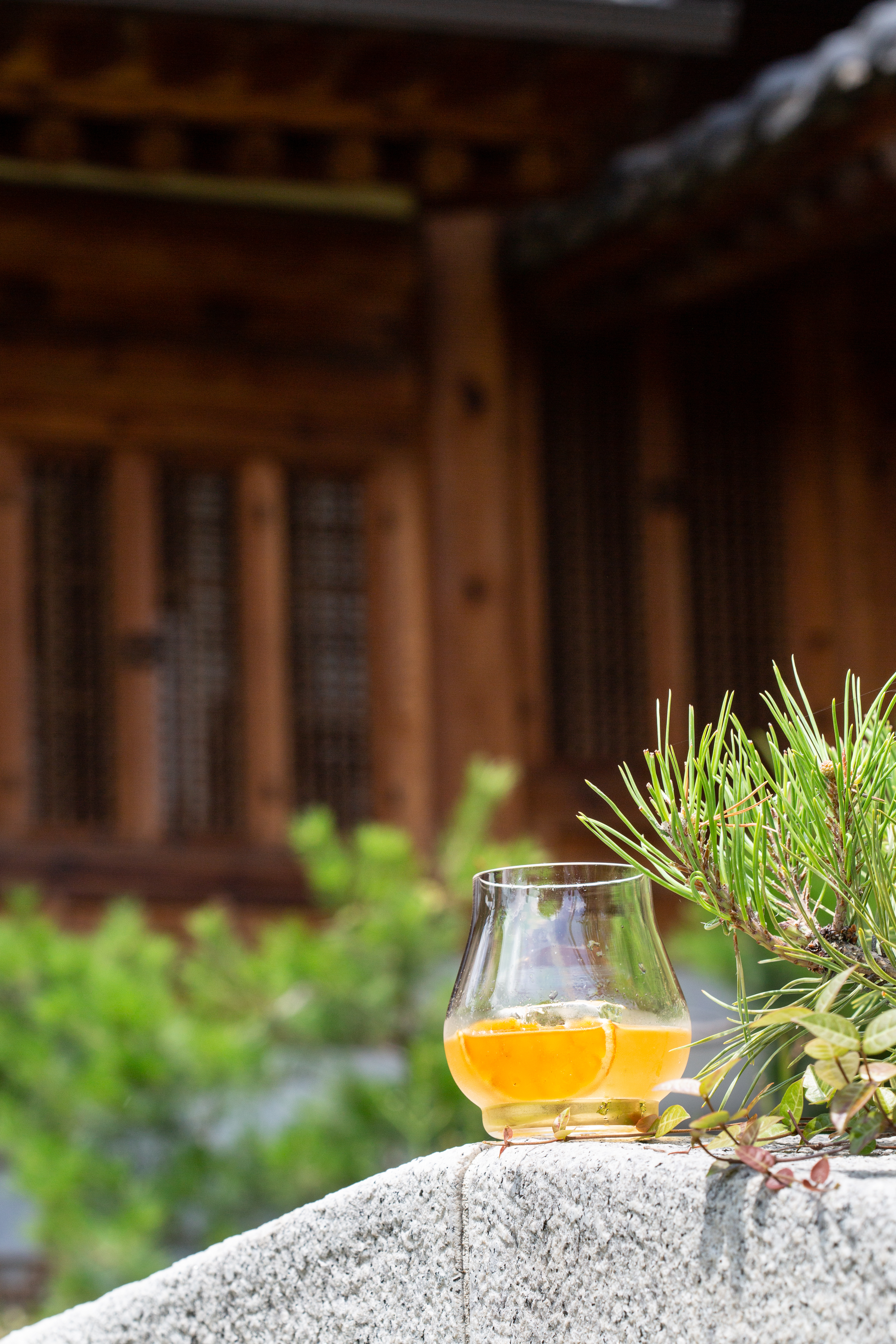 午宴前以清爽橙味的迎賓調酒潤喉。