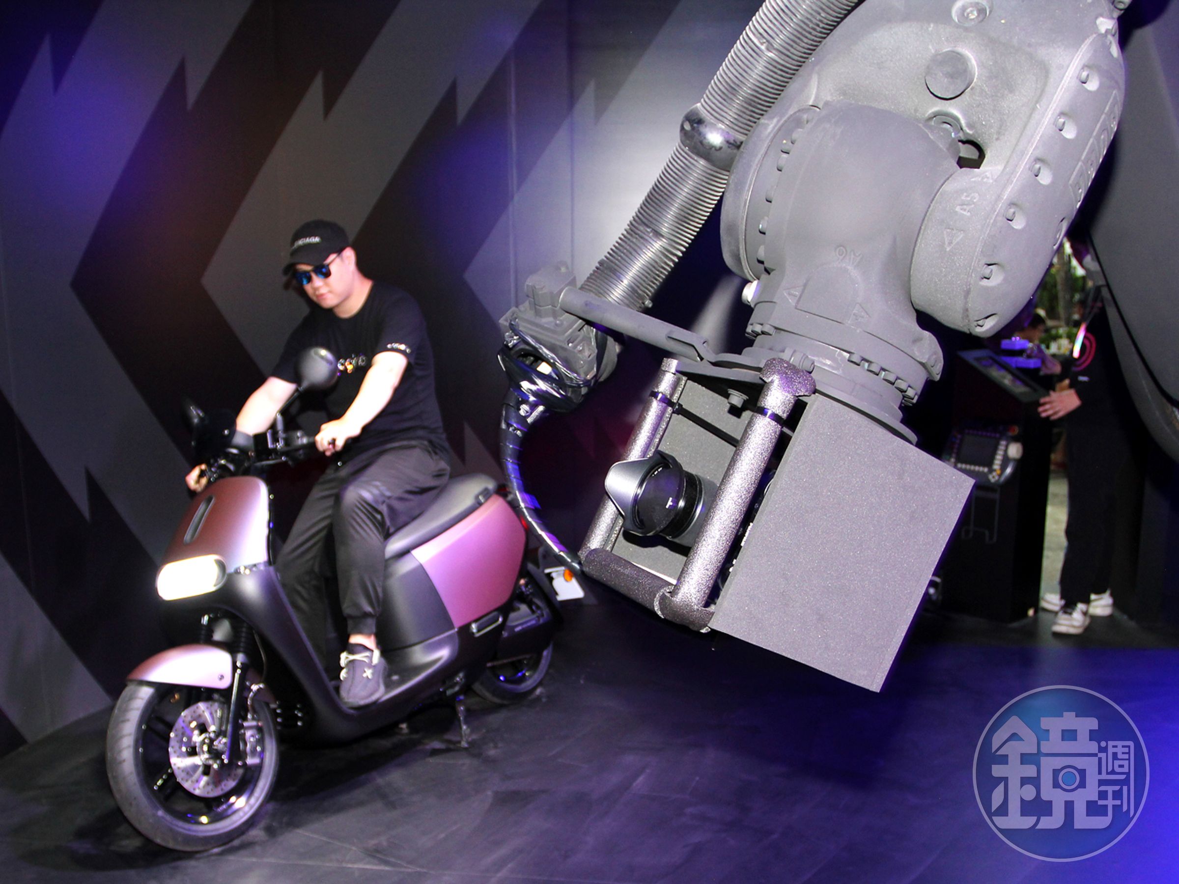 Gogoro S2 ABS 閃靛快拍體驗現場。