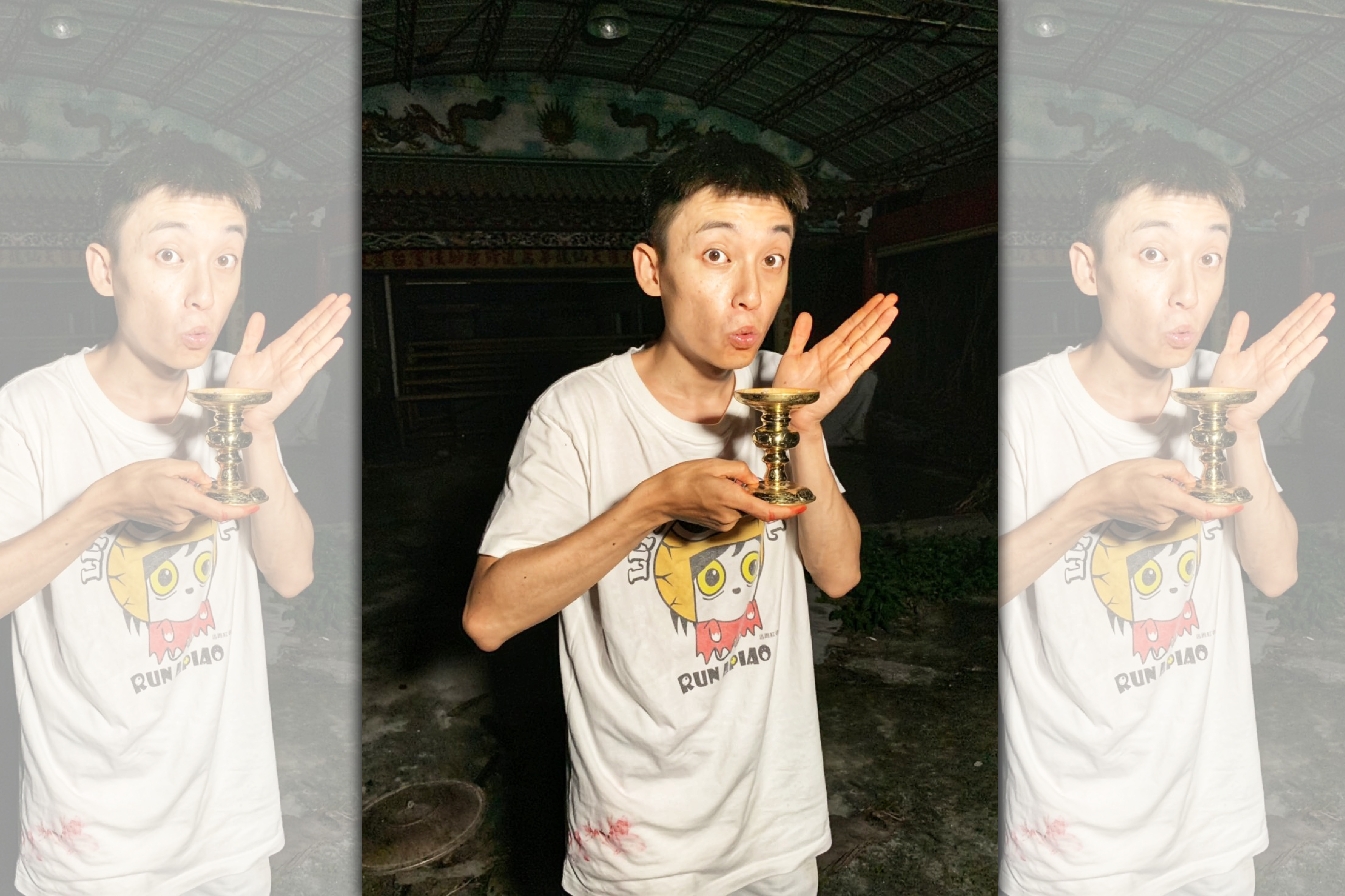 網友封為「新鬼王」的Eason，堪稱靈異探險始祖，這次直接在鬼門開期間，前往凶案現場執行任務並睡上一晚。（緯來提供）