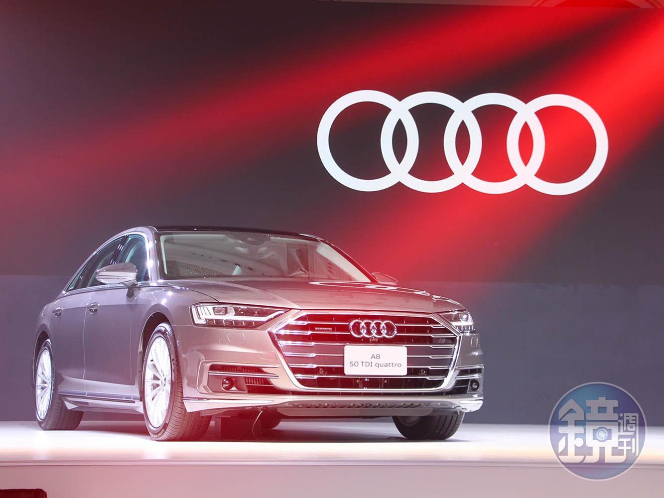 Audi A8一共有50 TDI和55 TFSI兩個動力編成。