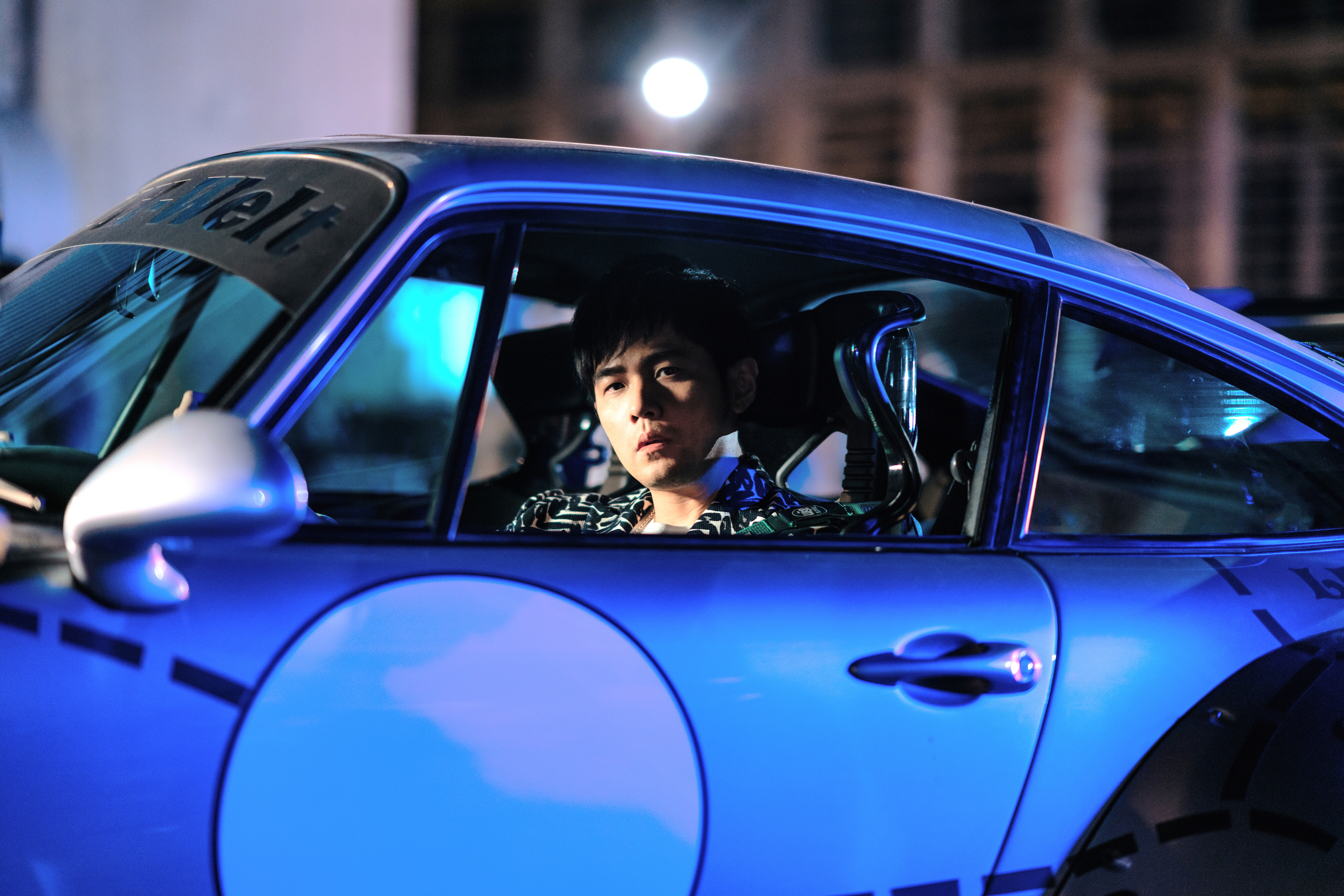 周杰倫在片中開的保時捷賽車請到RWB創辦人中井啟特別為電影做獨家塗裝。（創映電影、量能影業提供）