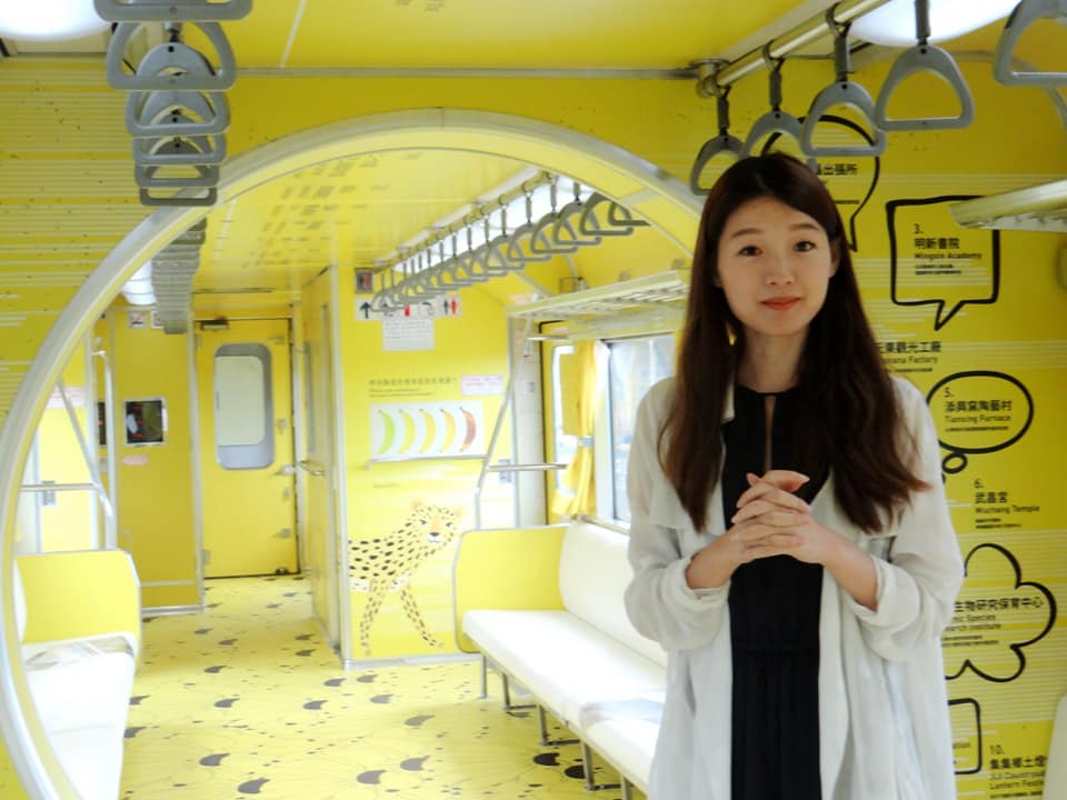 江孟芝所設計的台鐵彩繪車廂，被陸續發現問題。（翻攝fun臺鐵臉書）