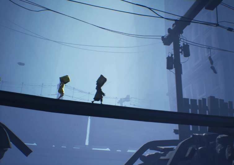 二代探索範圍比一代大，小六將與MONO共同展開冒險。（翻攝Little Nightmares II遊戲預告）