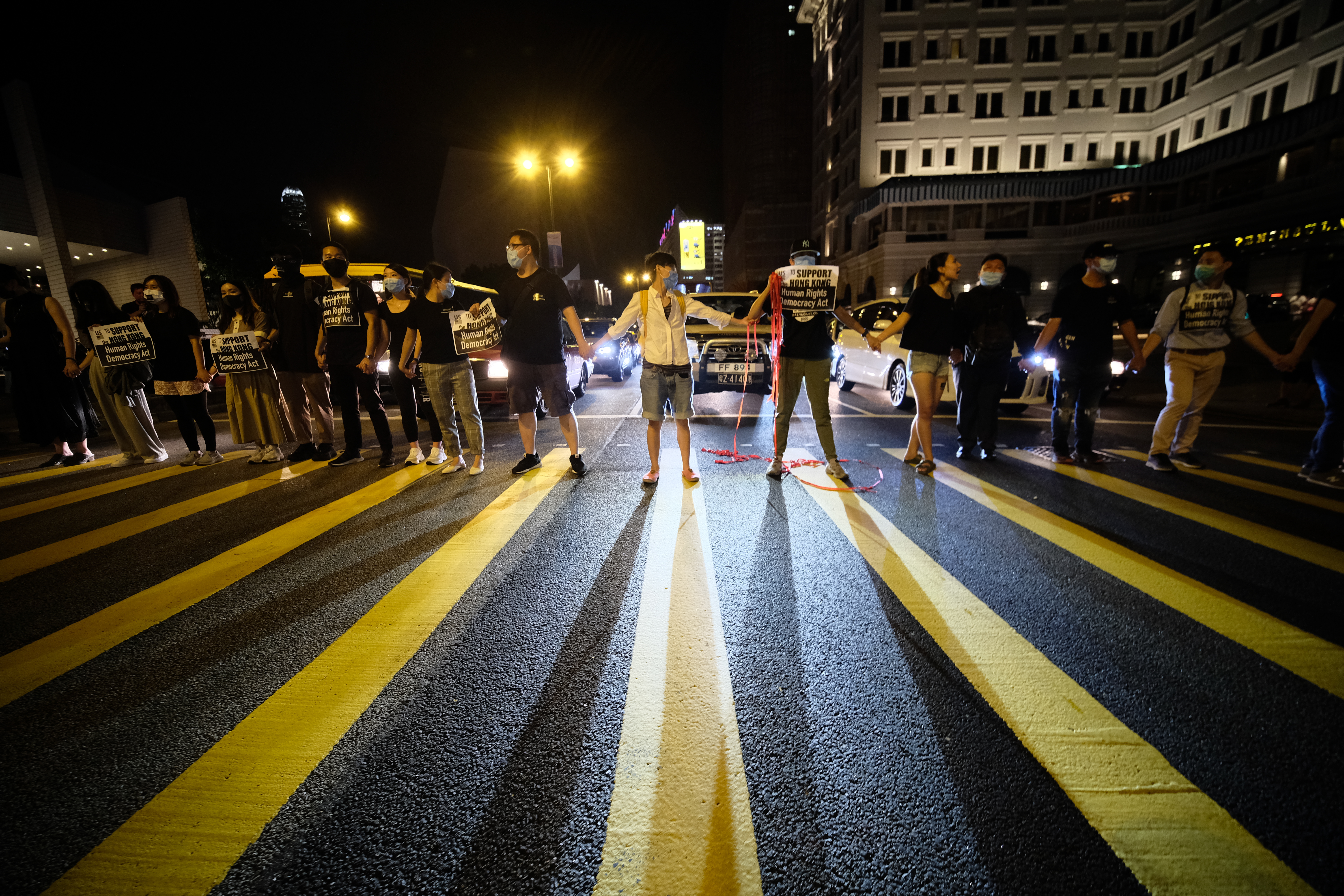 這波行動綿延至60公里，希望全世界都關注香港的現況，也再一次向香港政府表達，反送中的5大訴求。