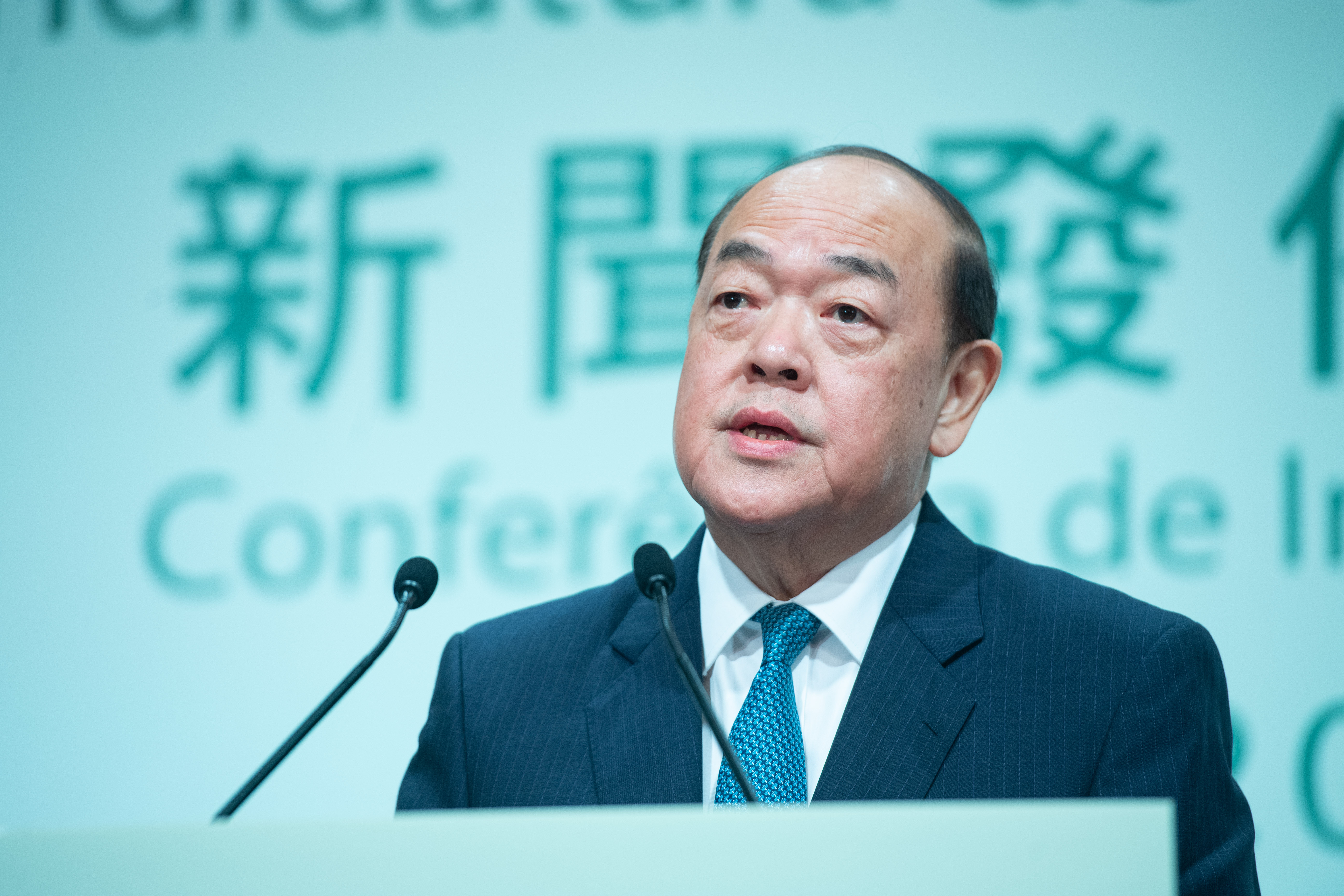 賀一誠出任澳門第五任行政長官（特首）。（東方IC）