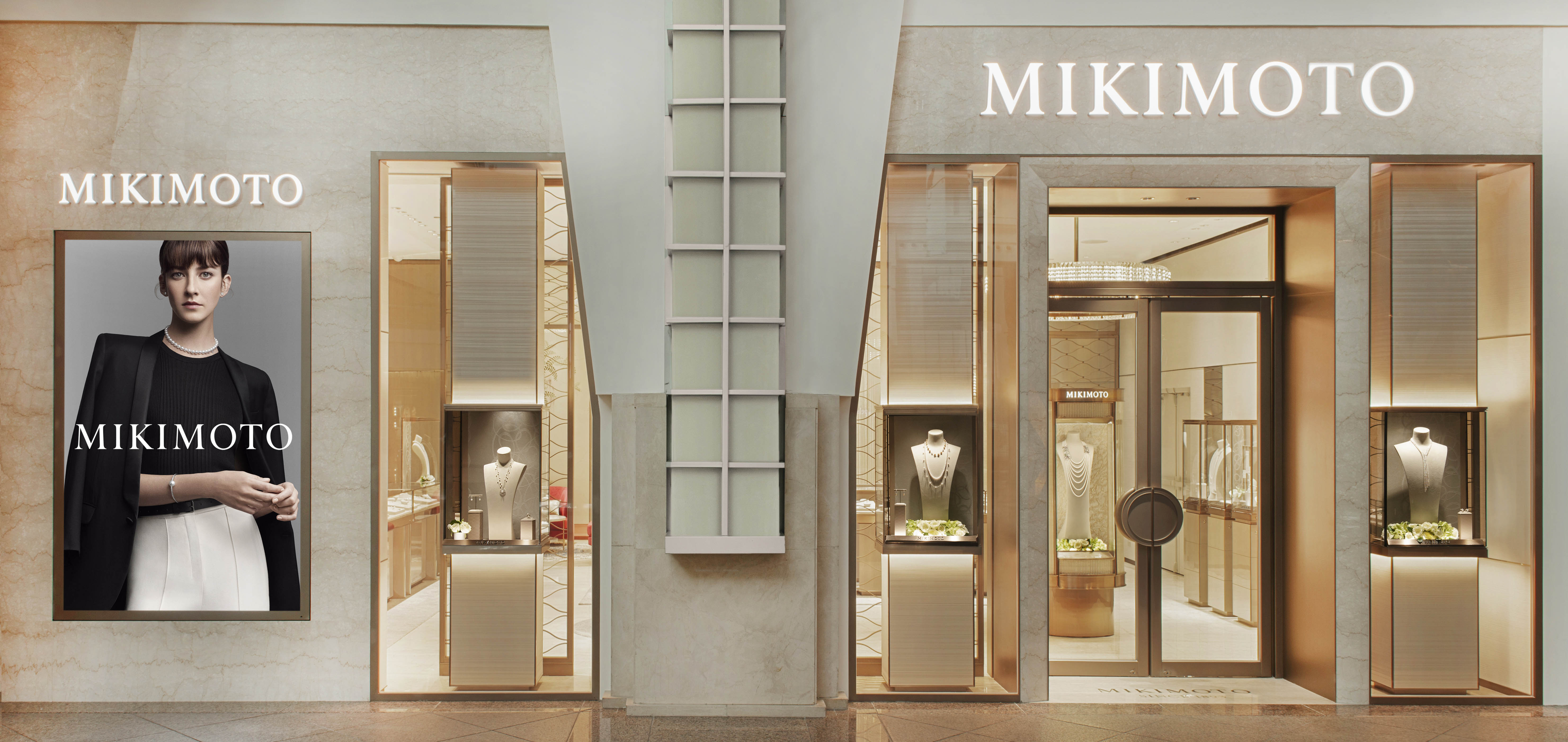 MIKIMOTO台北101頂級珠寶旗艦店。（MIKIMOTO提供）