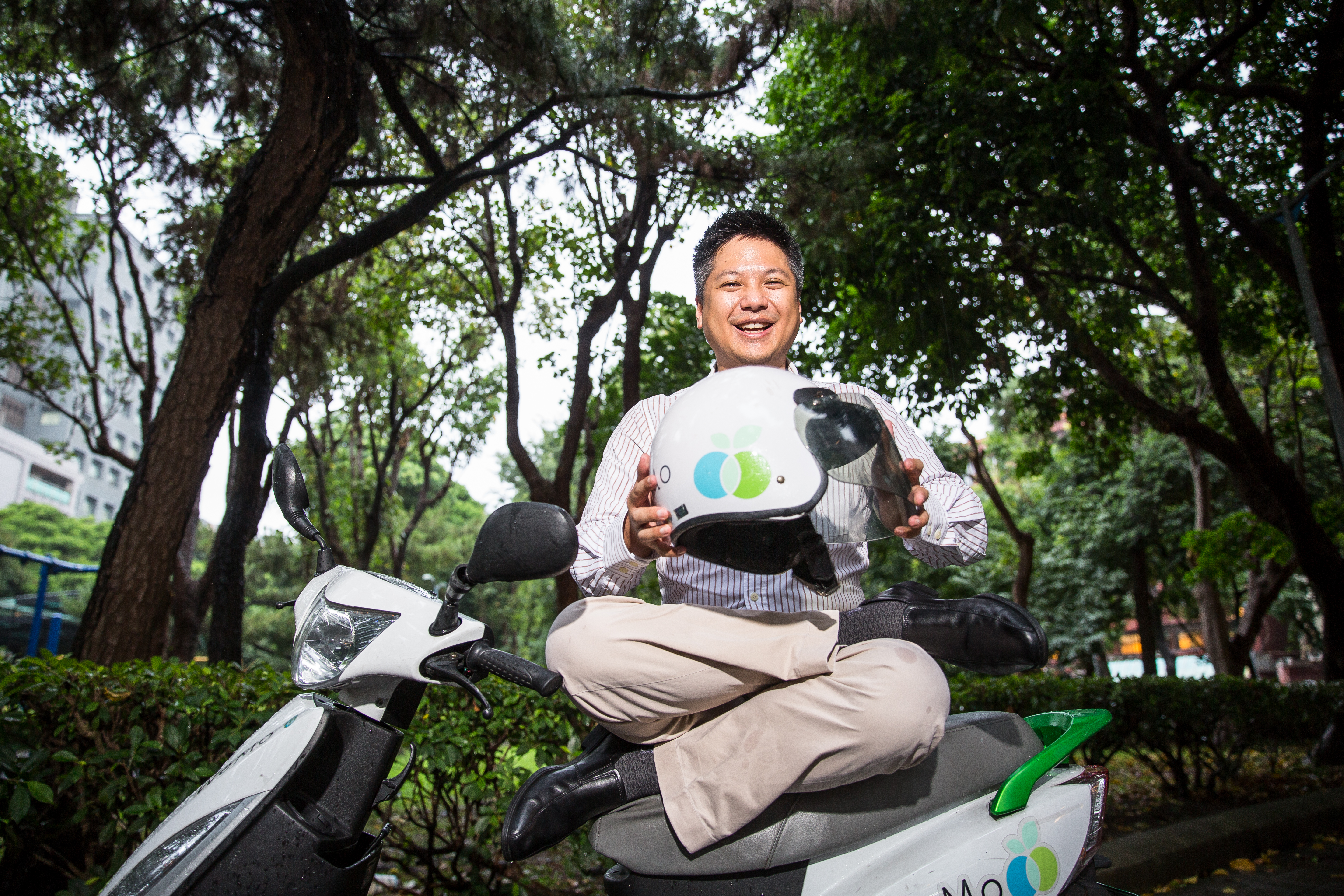 WeMo Scooter創辦人吳昕霈打造出全台最大的共享機車服務平台。