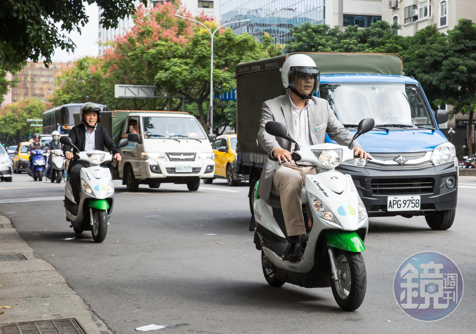 共享機車擁有24小時隨租隨還的特性,雖然比捷運貴,但便利性更高。