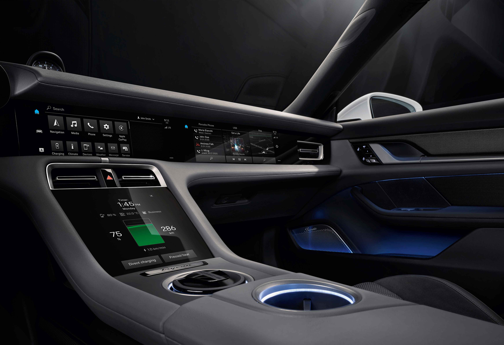 【進度報告】數位與簡約！PORSCHE Taycan內裝首度公開