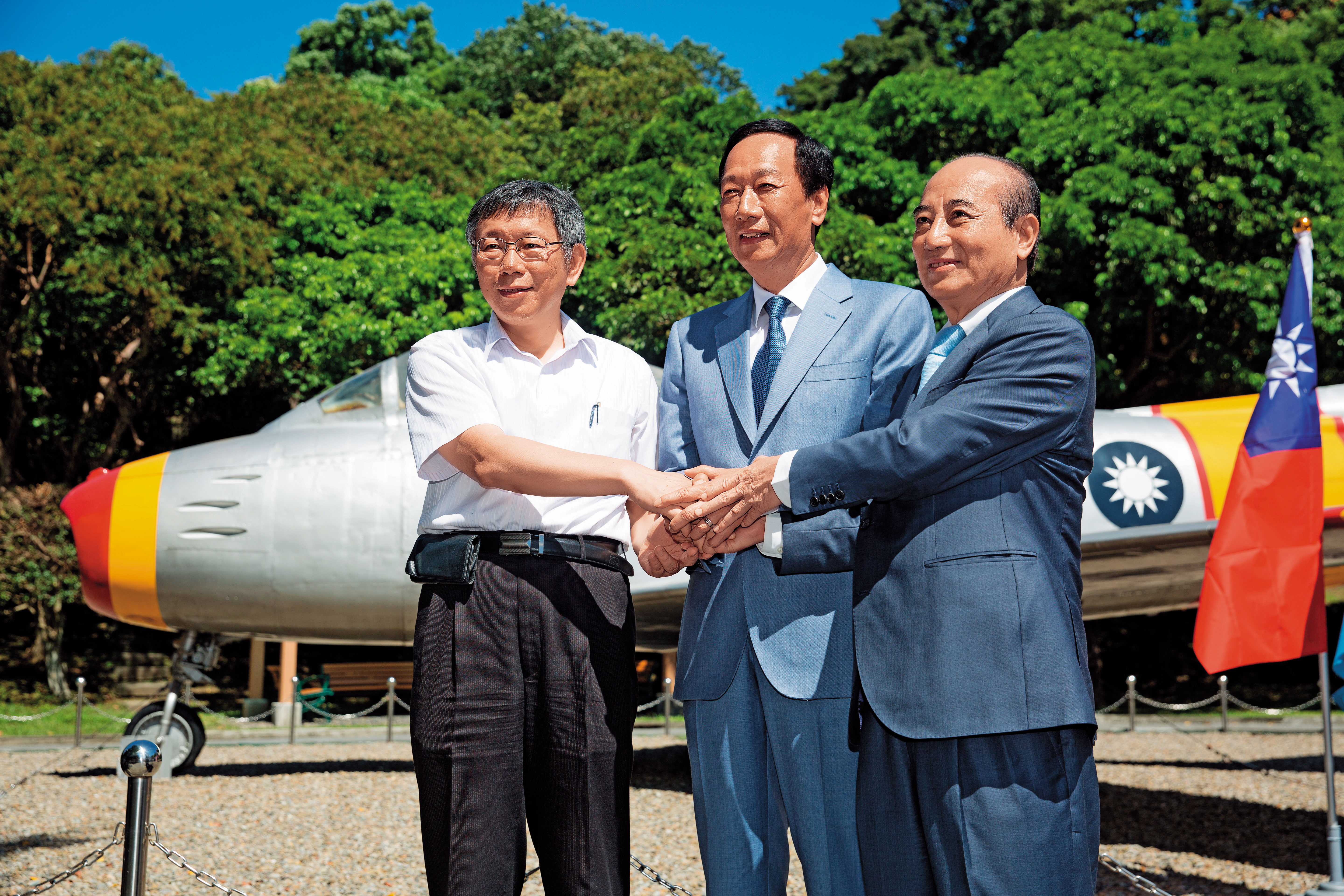 代表藍、白力量的第三勢力正式成軍，郭柯王結盟將為2020總統大選投下變數。