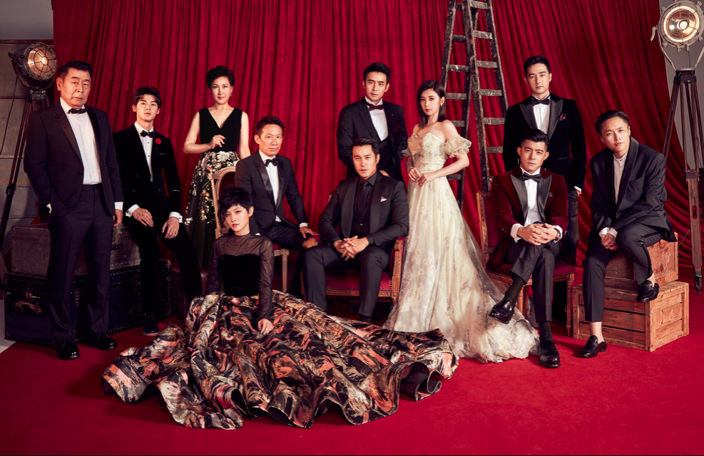 Netflix大手筆打造宣傳照，《罪夢者》主要卡司大合照，陣容堅強足足可拍兩部電視劇還綽綽有餘。（翻攝Netfix官方粉絲團）