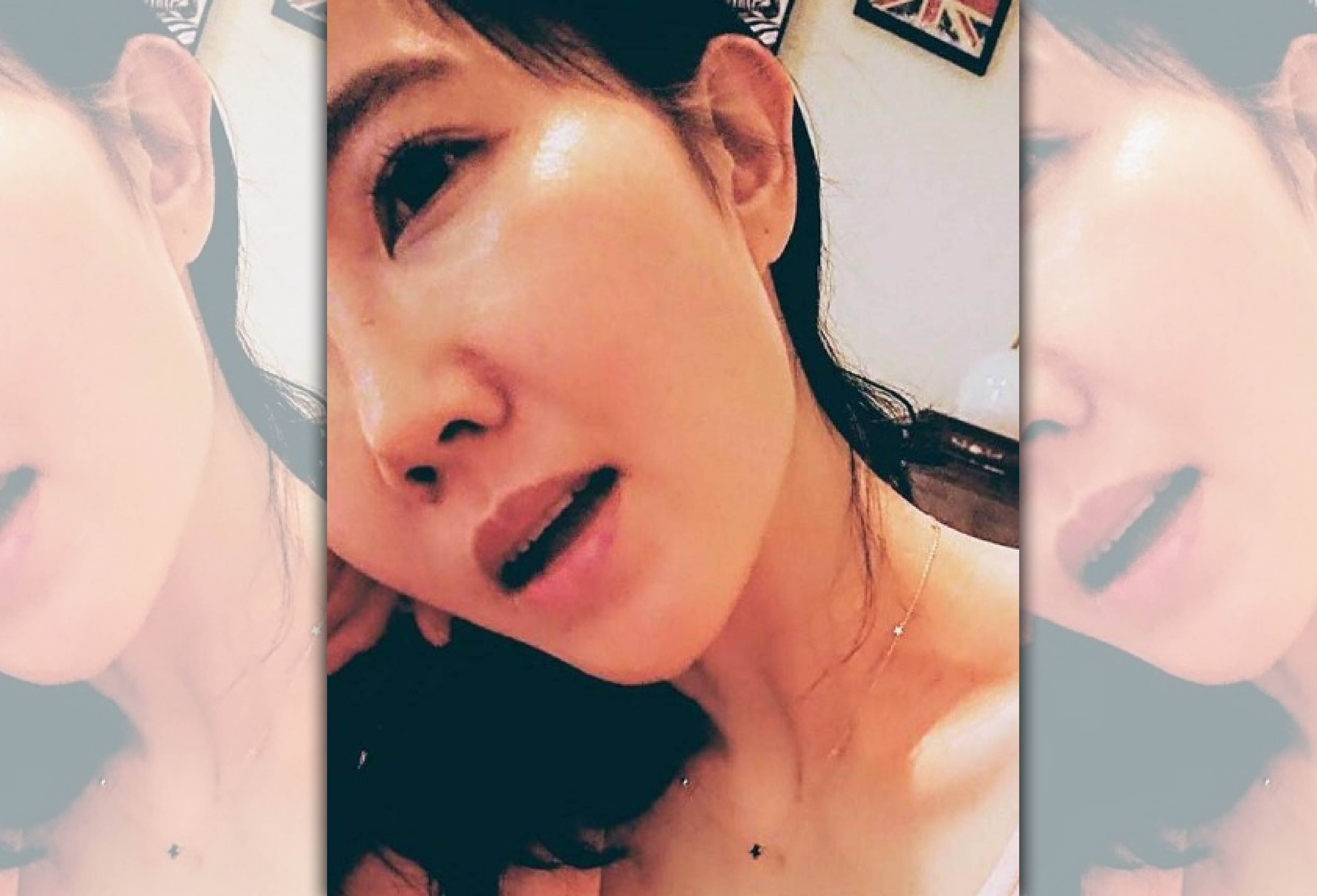 謝忻神隱期間消瘦許多，鎖骨清晰可見，臉蛋更是削尖不少。（翻攝自謝忻IG）