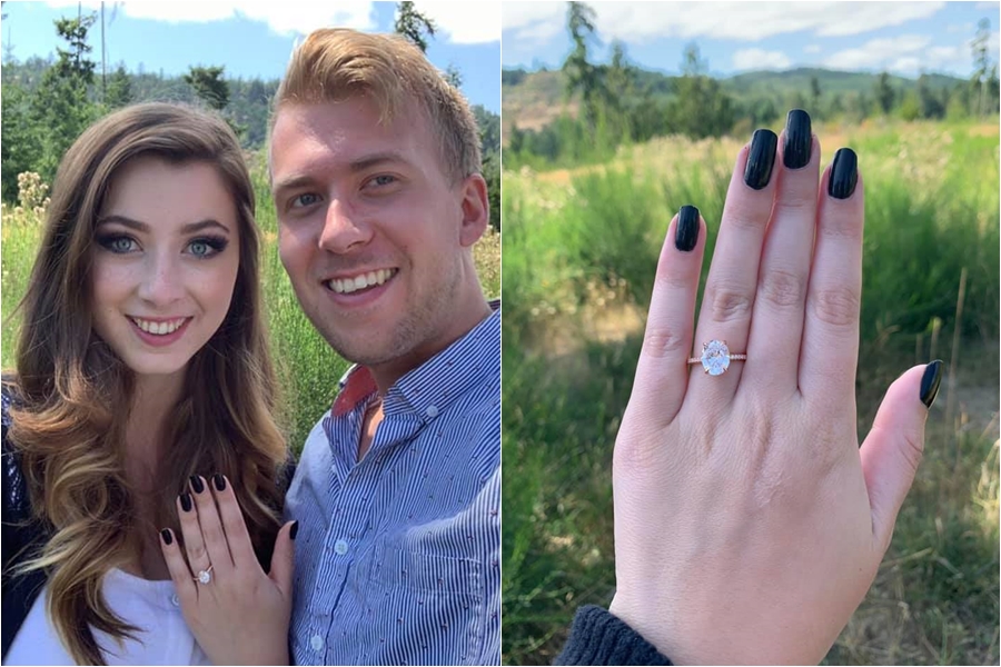 蘿拉因一場意外失憶，她與丈夫布雷登重新相戀再度決定攜手一生。（翻攝自Laura Hart Faganello臉書）