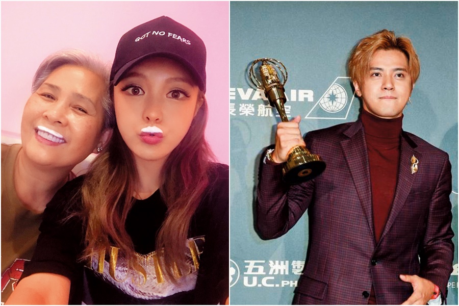 周揚青直接稱呼羅志祥母親「媽媽」，讓網友認為好事近了。（左圖翻攝自周揚青微博／右圖為本刊資料照）