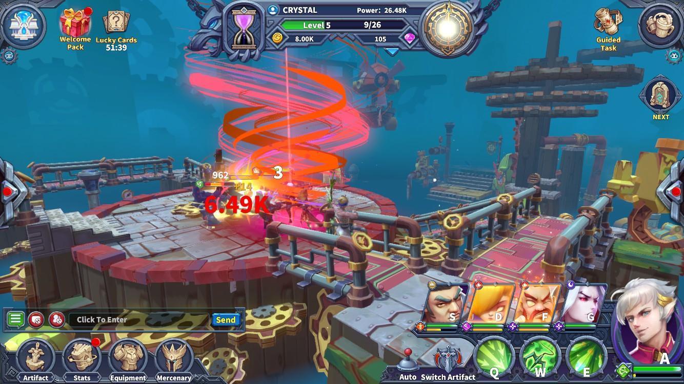放著也能賺錢升等，很紓壓（圖片來源：遊戲實機畫面）