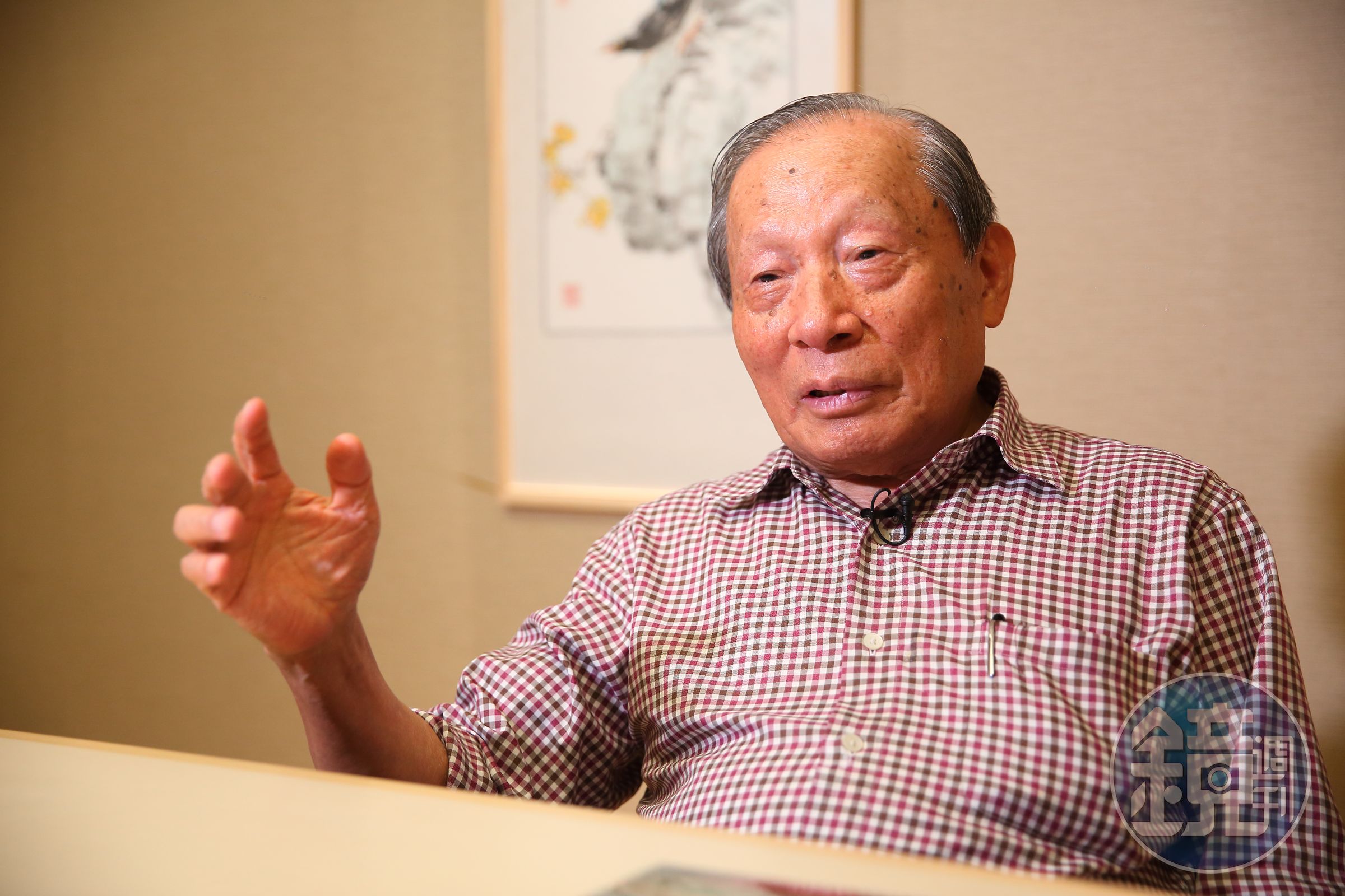 洪騰勝一說起棒球，聲若洪鐘、口沫橫飛，被譽為台灣職棒之父。