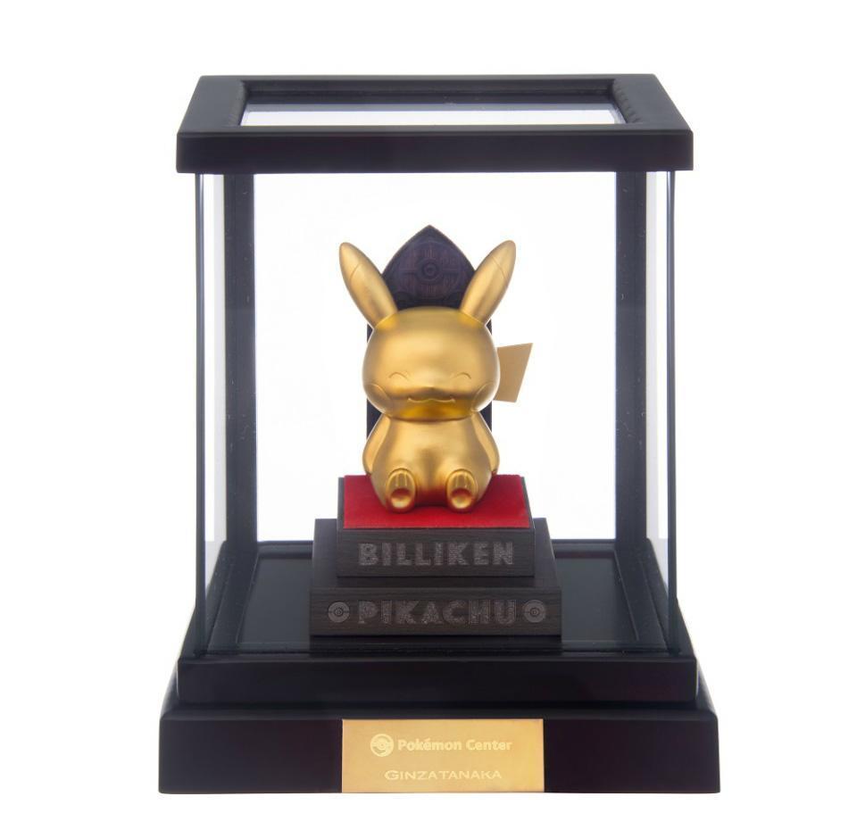 純金皮卡丘塑像的概念來自於福神「比利肯（Billiken）」。（翻攝自gamer.ne.jp）