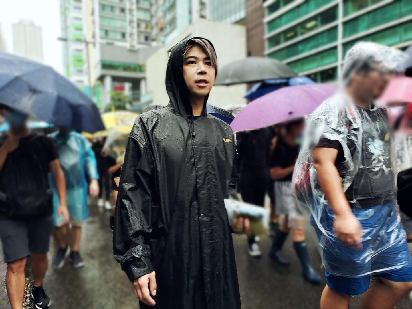 阮民安多次上街力挺反送中，對於中國網友揚言封殺，他強硬表態不低頭。（翻攝阮民安臉書）