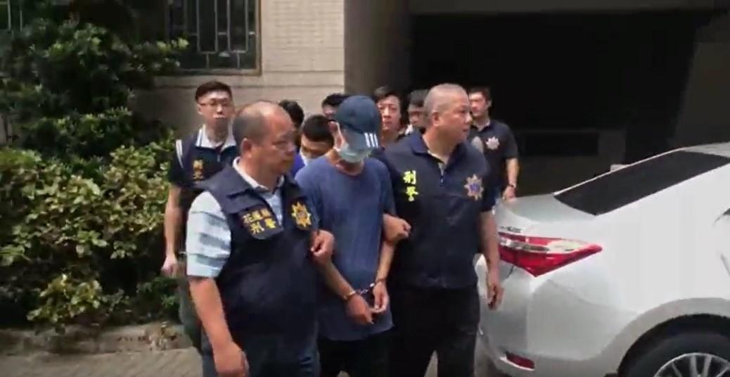 警方逮捕劉姓主嫌等5人。（翻攝畫面）