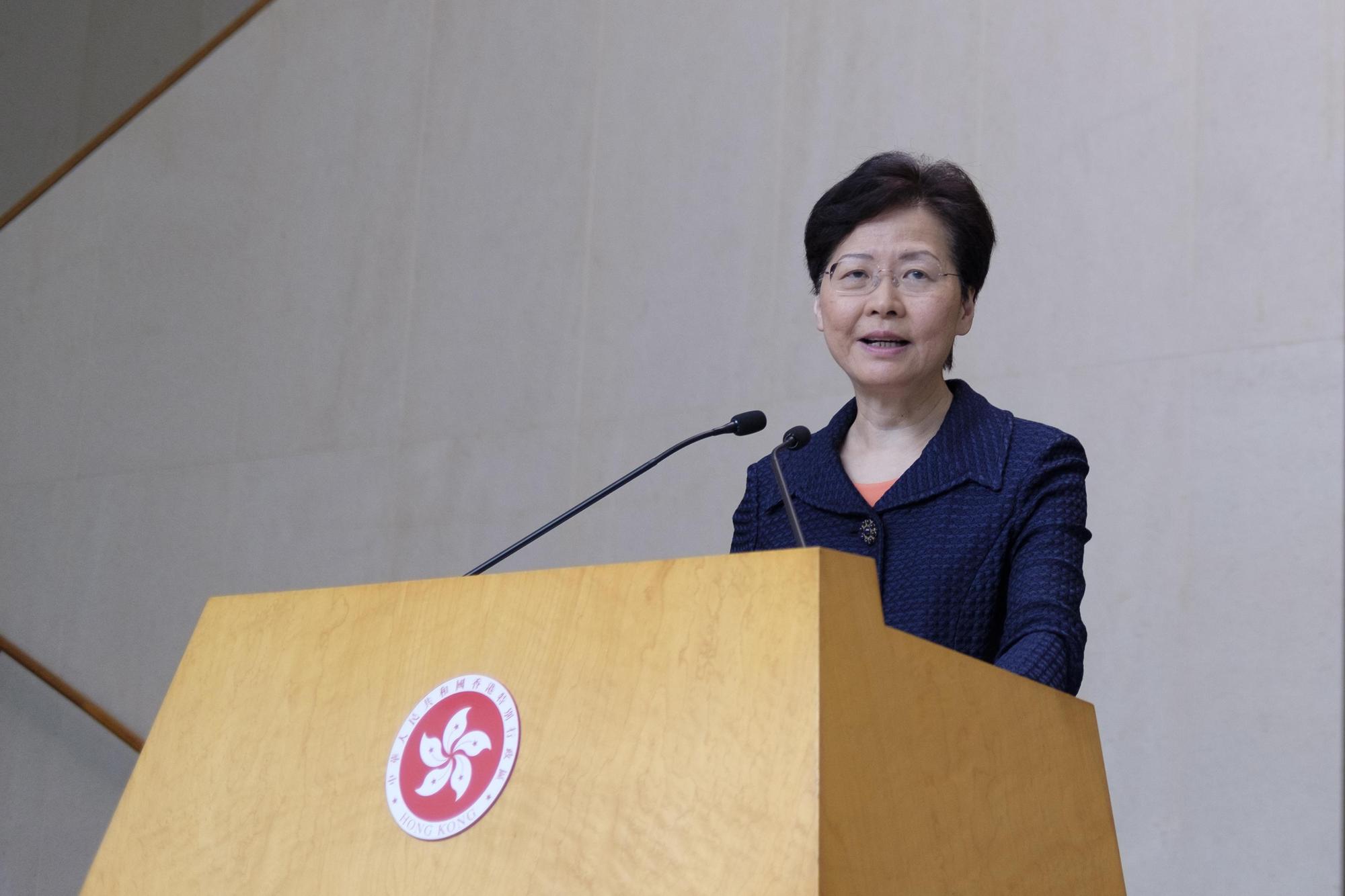 有出席者引述林鄭月娥在會上的發言指出，港府不設立獨立調查委員會的原因在於警隊抗拒。（東方IC）