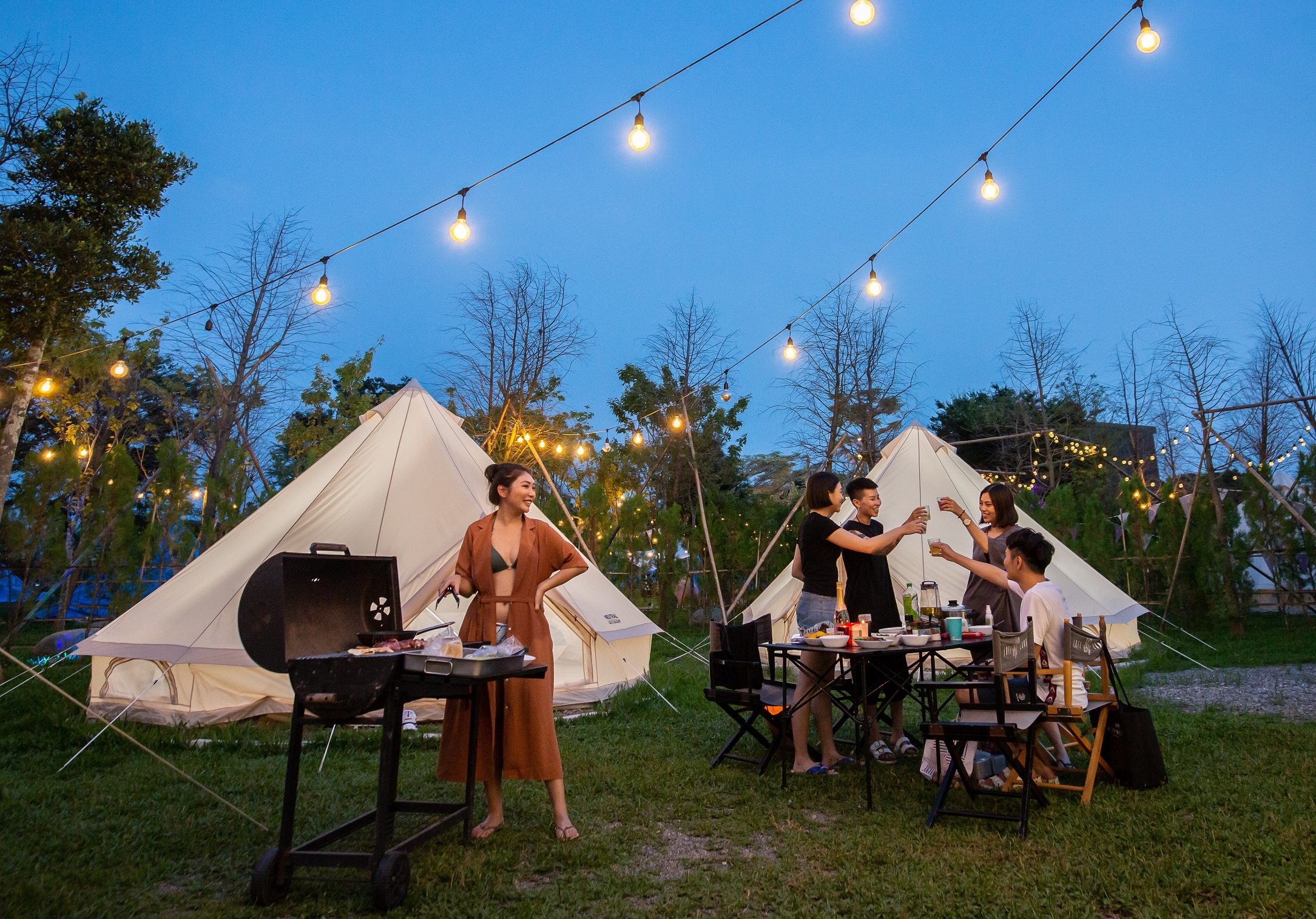 「自然圈農場」讓好友們自成一圈,輕鬆烤肉露營。