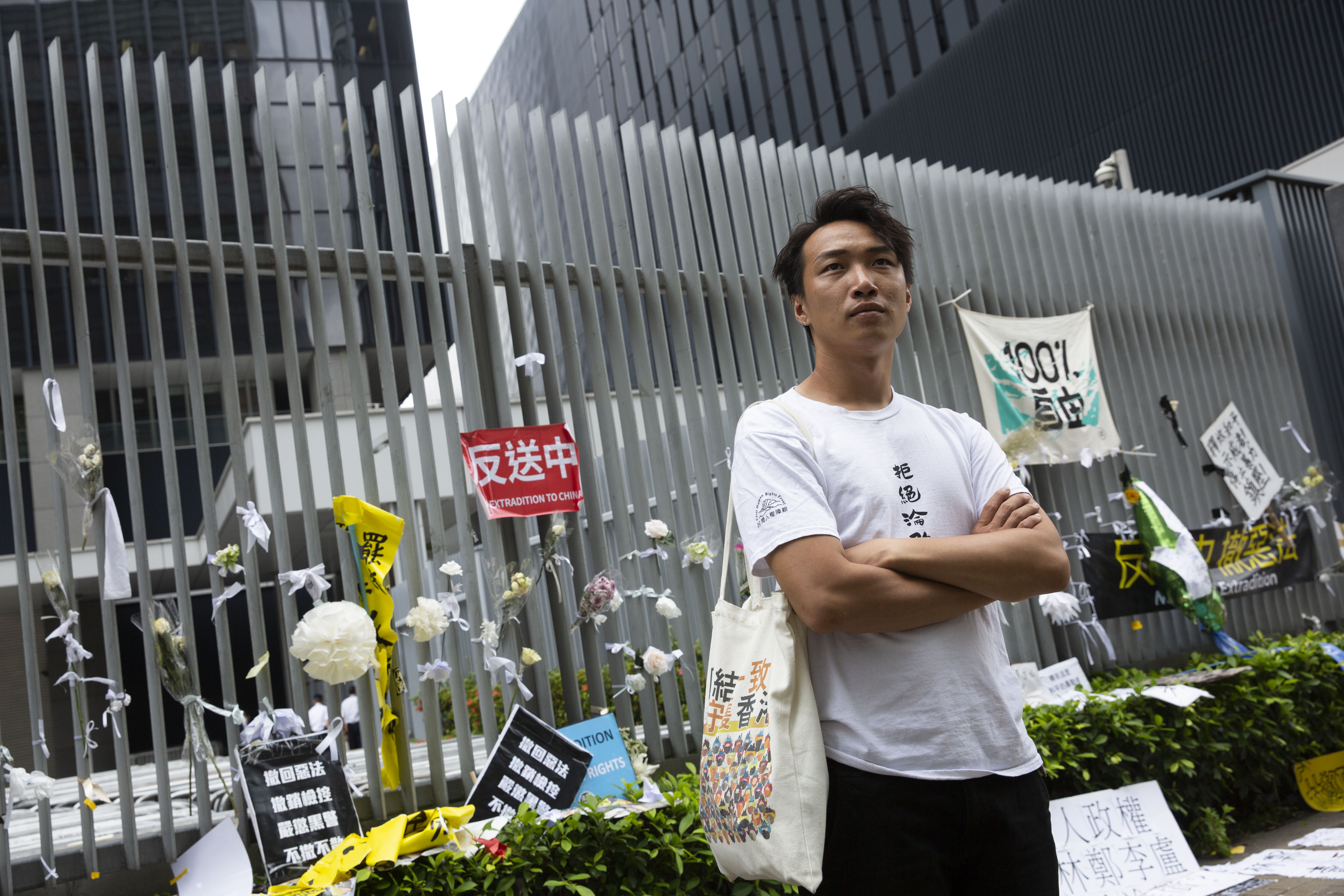 上午才接到遊行反對通知書，民陣召集人岑子杰中午就遇襲。圖為本刊資料照。