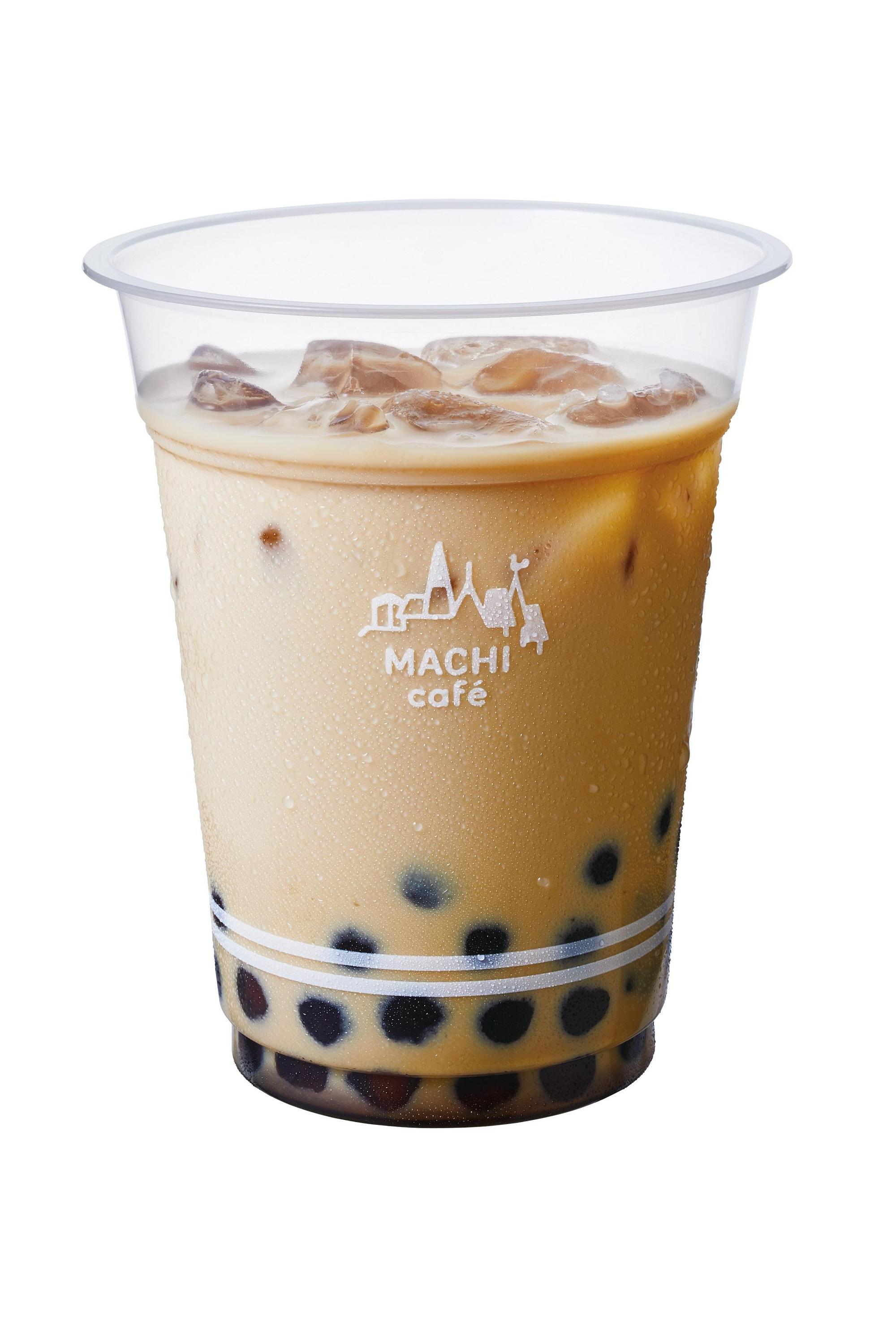  日本超商LAWSON販售的珍珠奶茶，一杯售價日幣360，約新台幣106元。（翻攝自LAWSON官網）