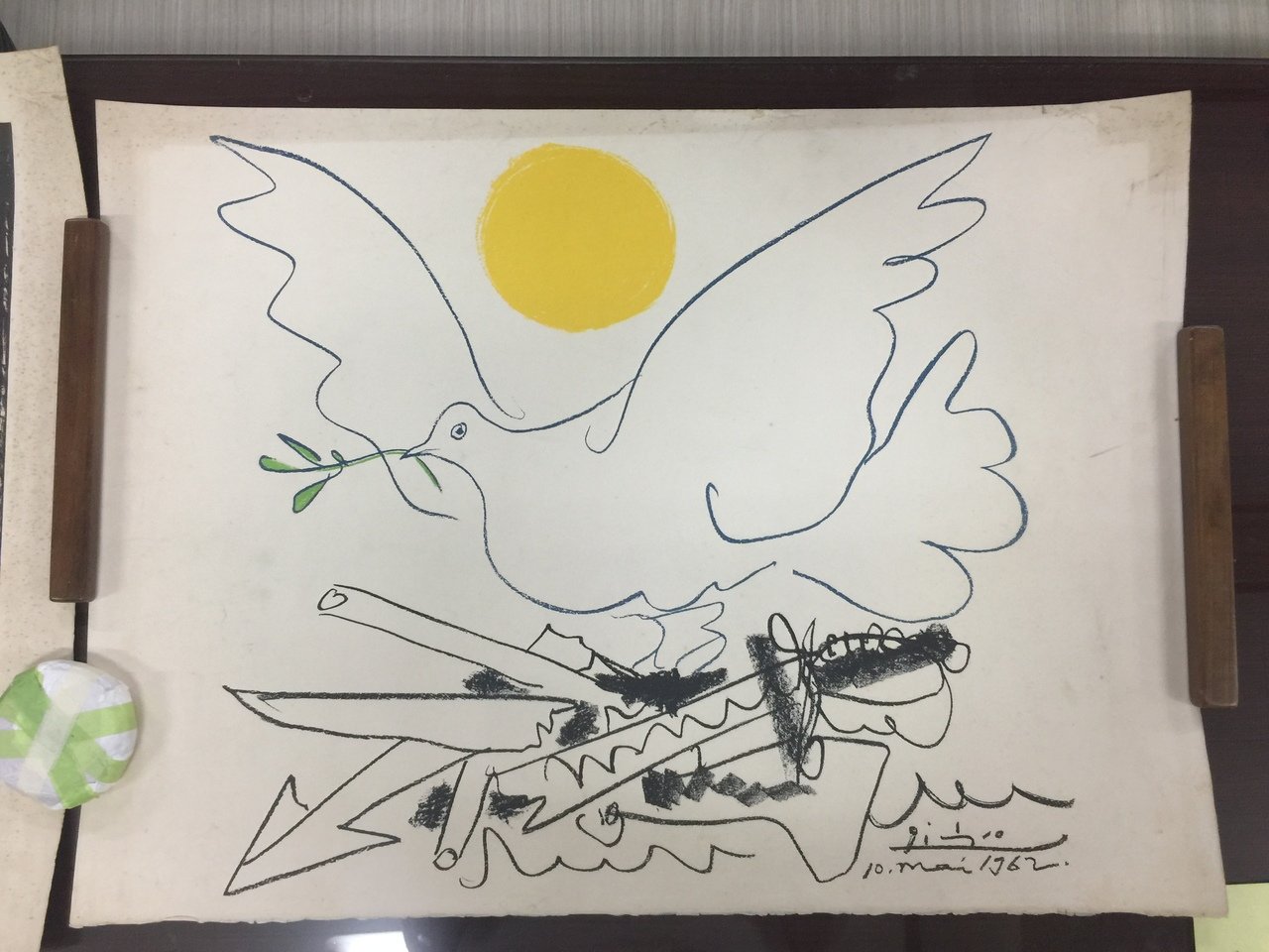 《鴿子與太陽》。（史博館提供）