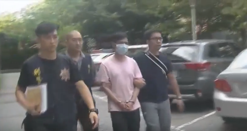 刑事局逮捕用相思樹提煉毒品的陳嫌和其趙姓女友。（刑事局提供）