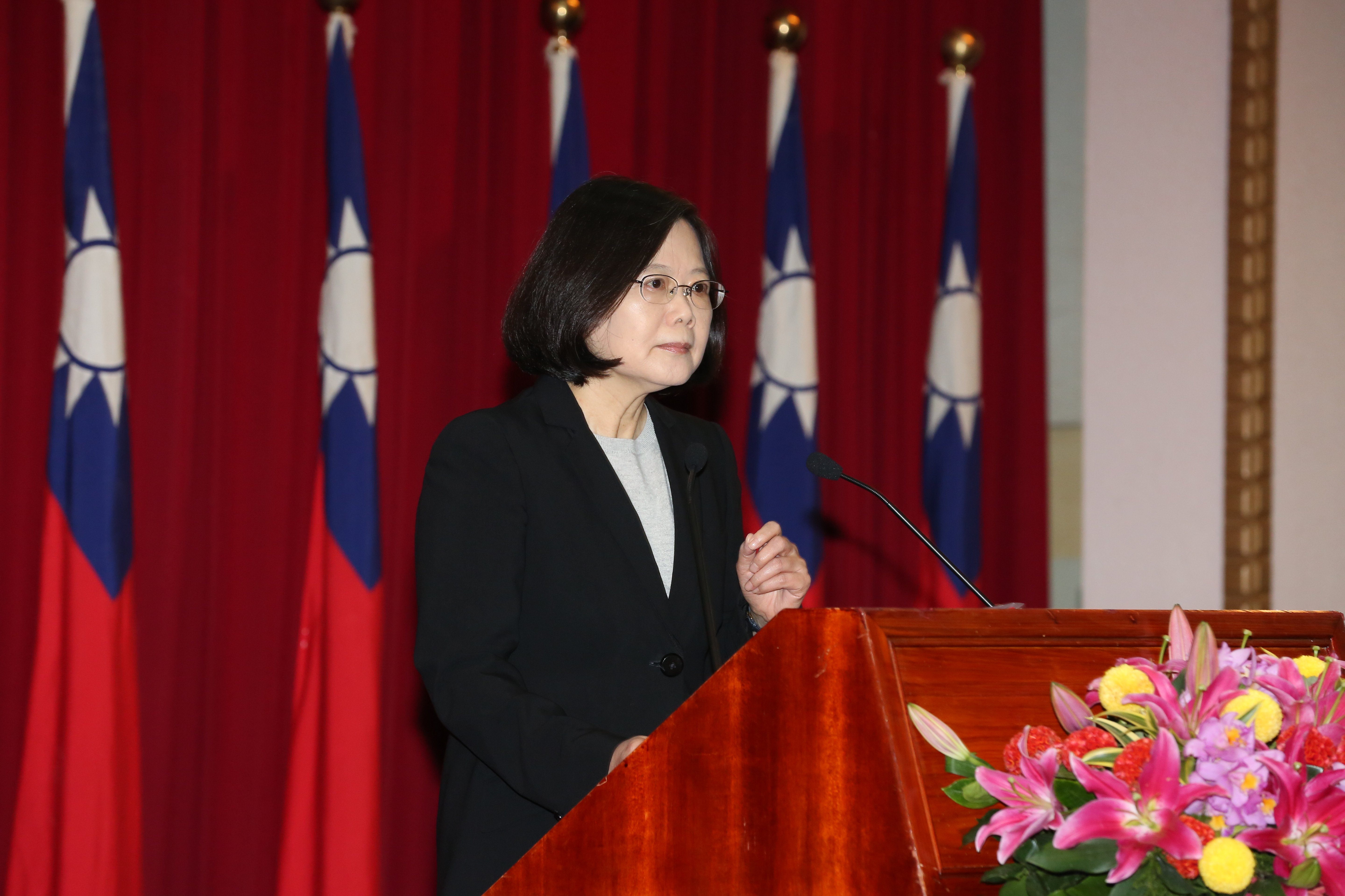 總統府明年度預算已送到立法院，沒有編列總統蔡英文的卸任禮遇相關費用。