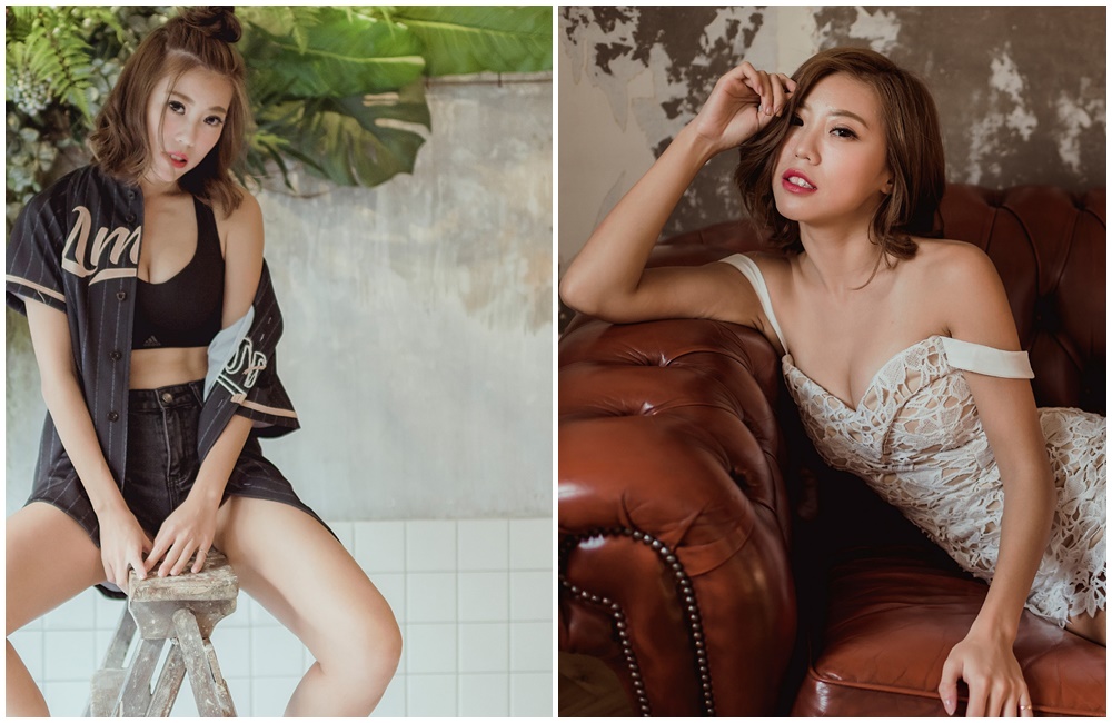 啦啦隊女神Amis艾蜜絲推出寫真作品，露出結實腹肌。（尖端出版提供）