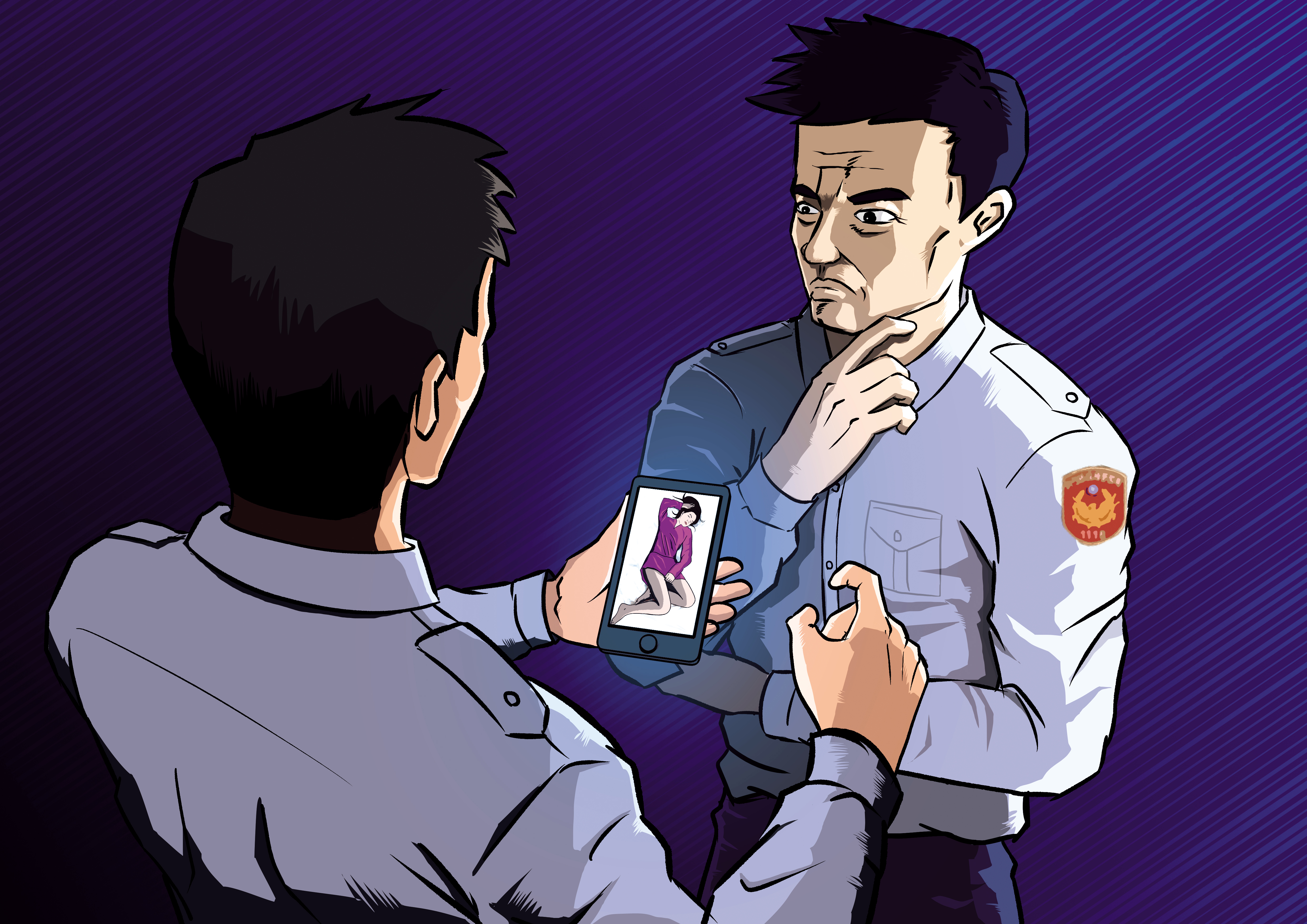 警方在死者手機中發現鄉長王焜弘妻子的裸照，成為破案關鍵。