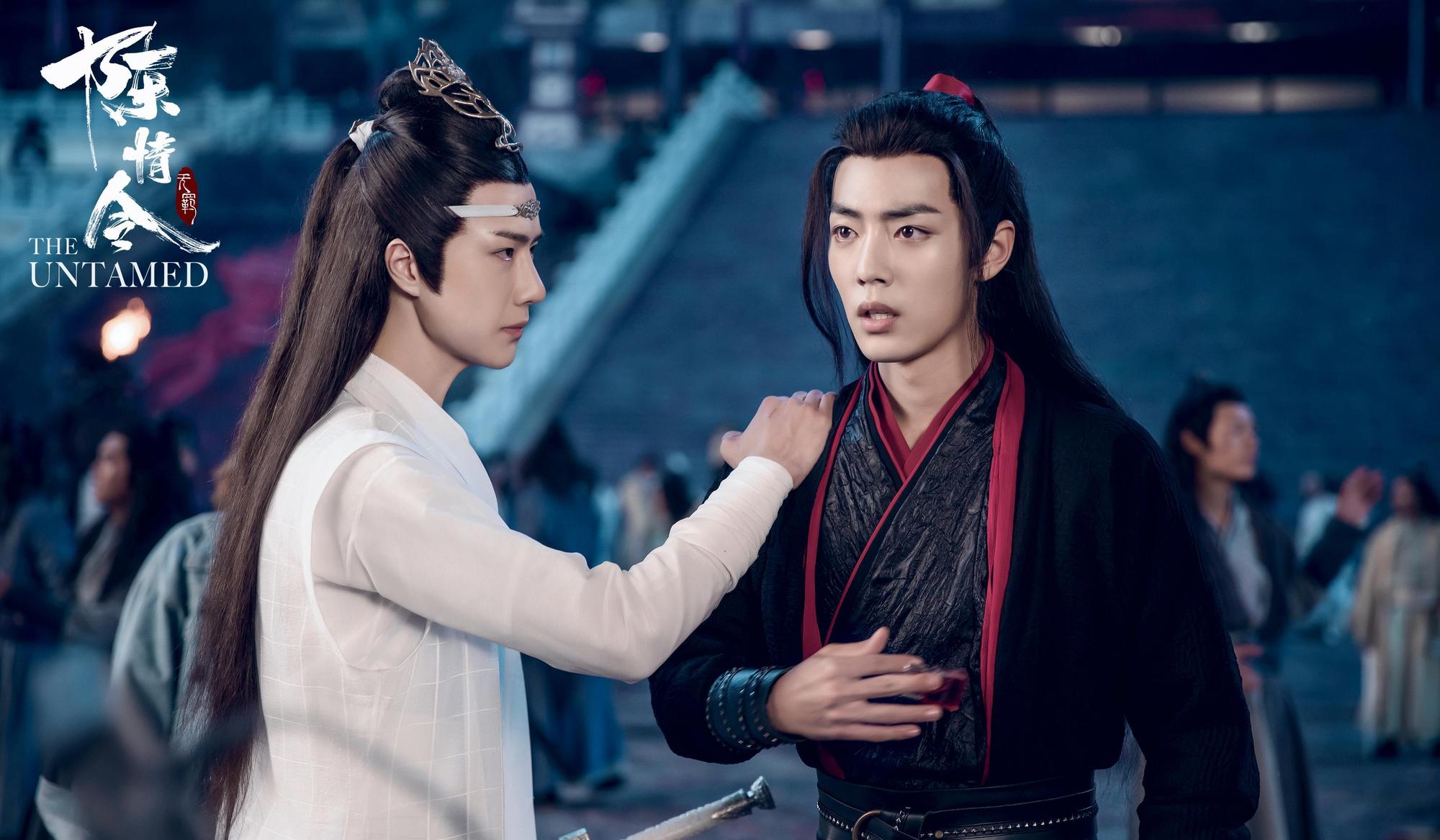 肖戰與王一博因《陳情令》人氣爆紅。(翻攝自陳情令官方微博)