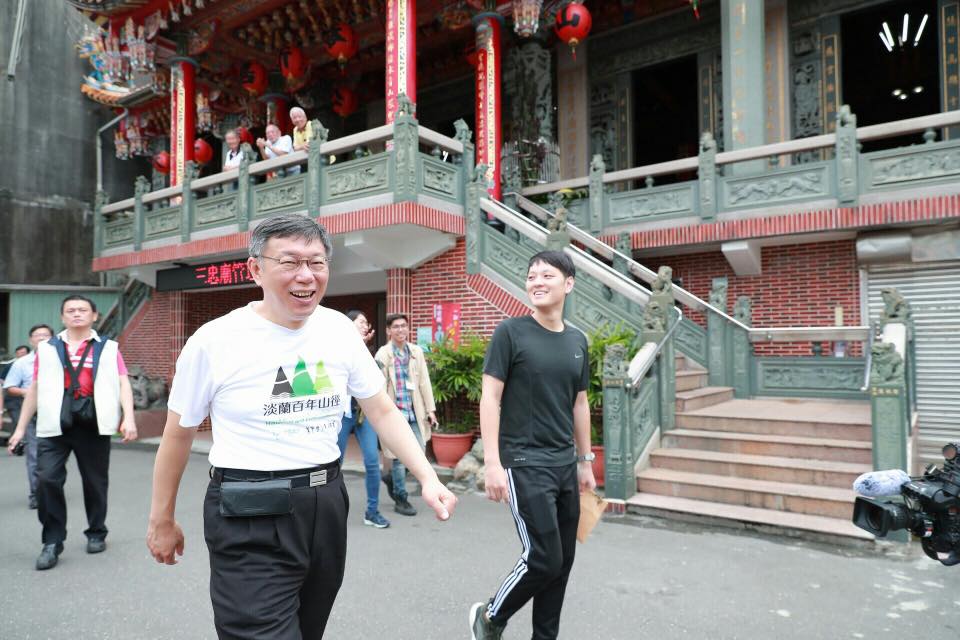 戴于文出任北市府新任發言人,將協助市長柯文哲對外發言工作。(取自戴于文臉書)