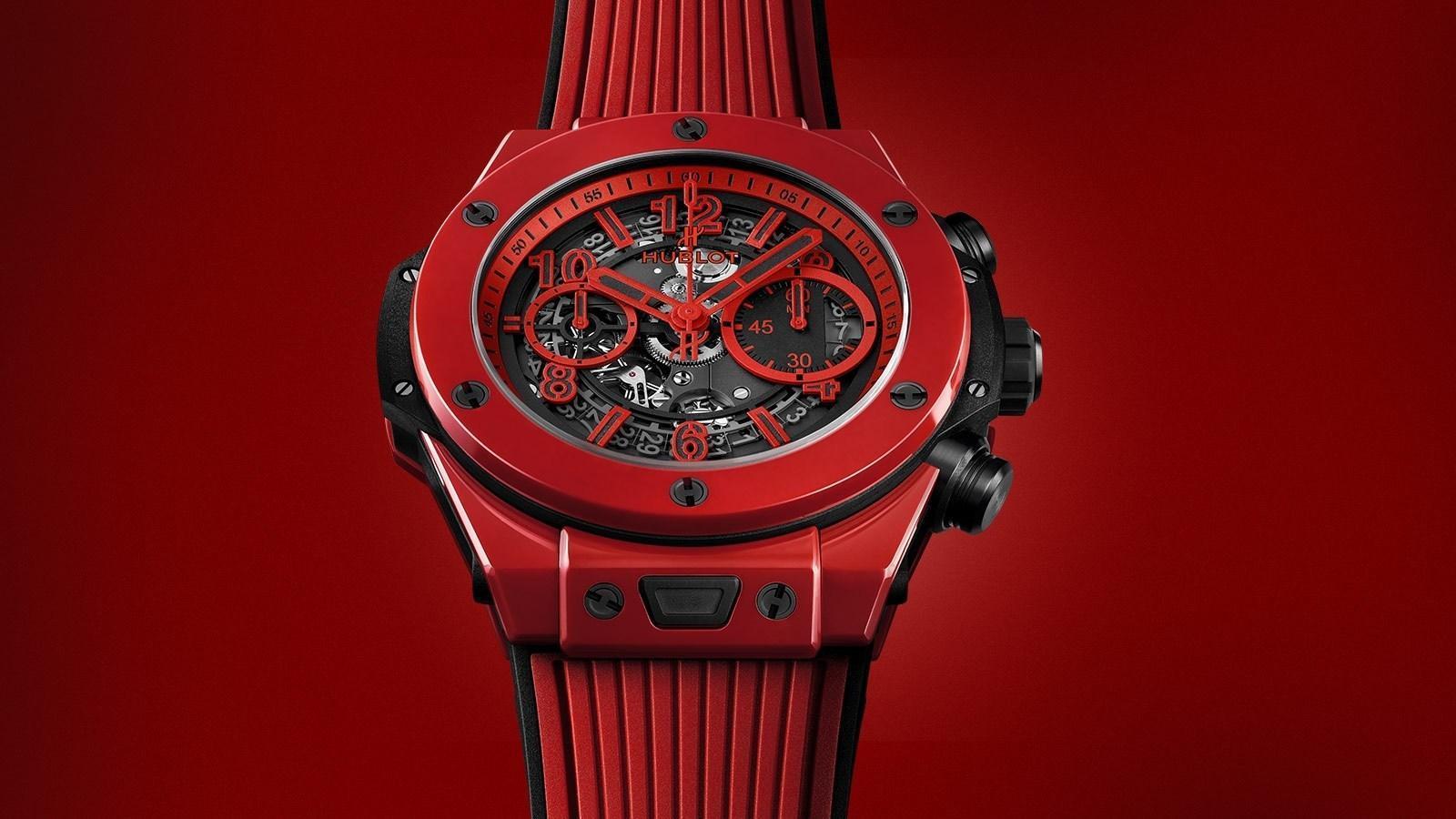 HUBLOT去年推出的Big Bang Unico魔力紅陶瓷錶，鮮豔的紅色陶瓷展現了HUBLOT在陶瓷燒製方面，逐步爐火純青的技術。