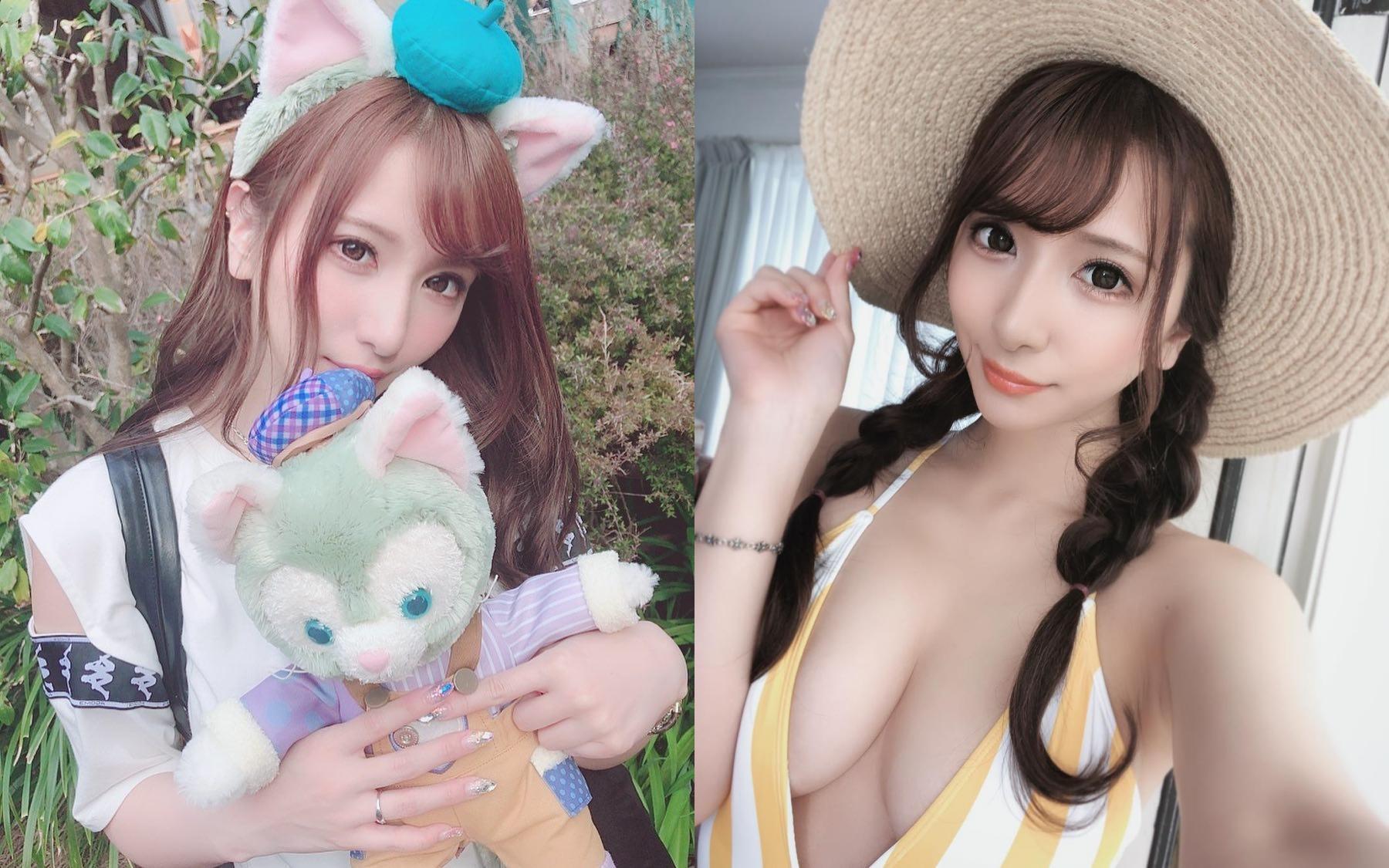 園田美櫻私下是喜歡動漫的宅女。(合成園田美櫻IG)