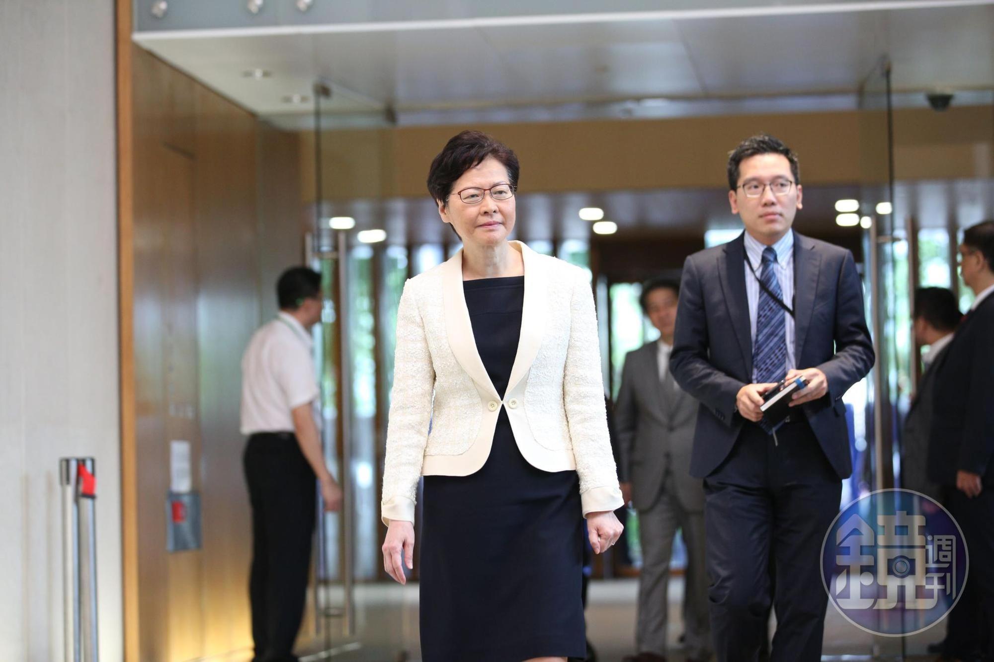 香港特首林鄭月娥上週與商人會面的內容被外媒披露。