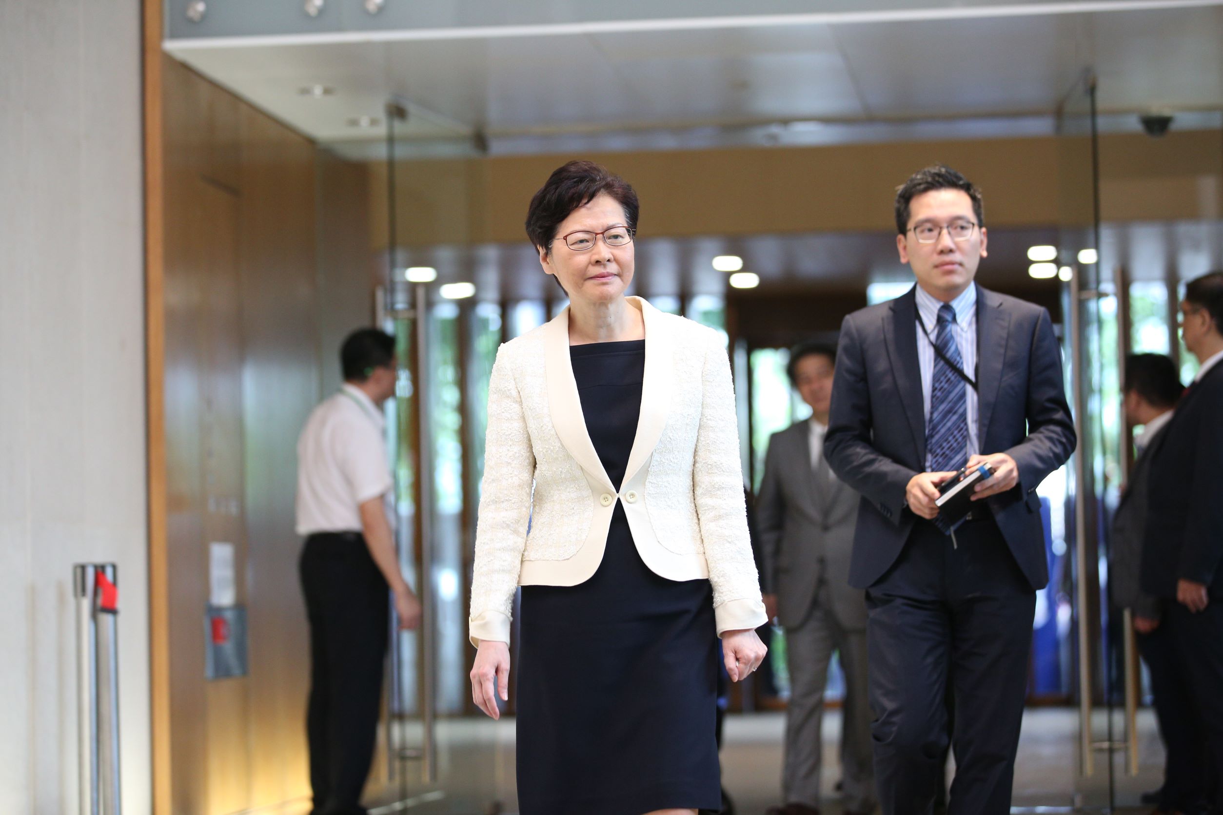 香港特首林鄭月娥上週與商人會面的內容被外媒披露。