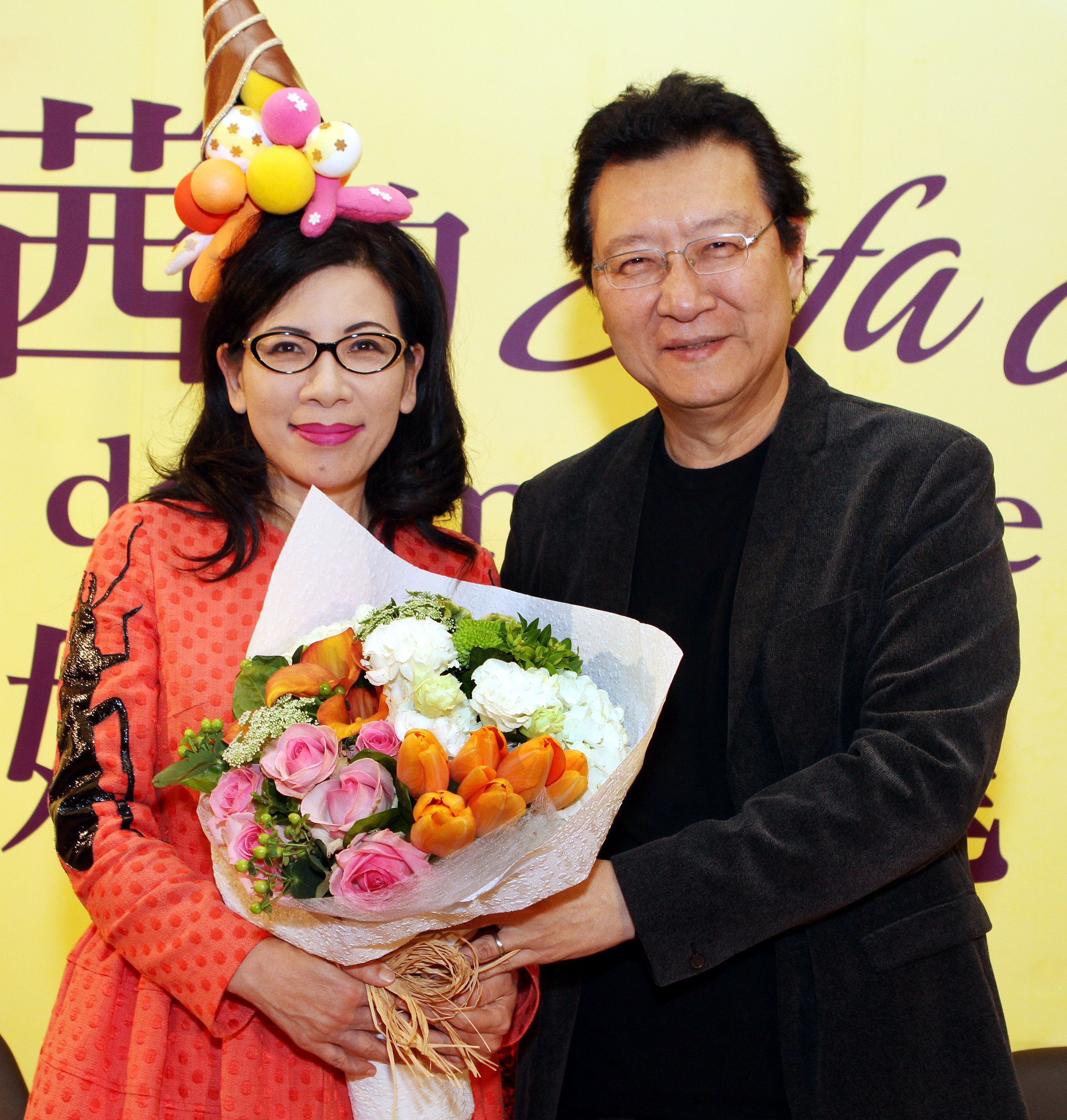 國民黨初選期間，直言不諱的劉宥彤傳出得罪了包括趙少康（右）與陳文茜（左）在內的挺郭要角。（東方IC）