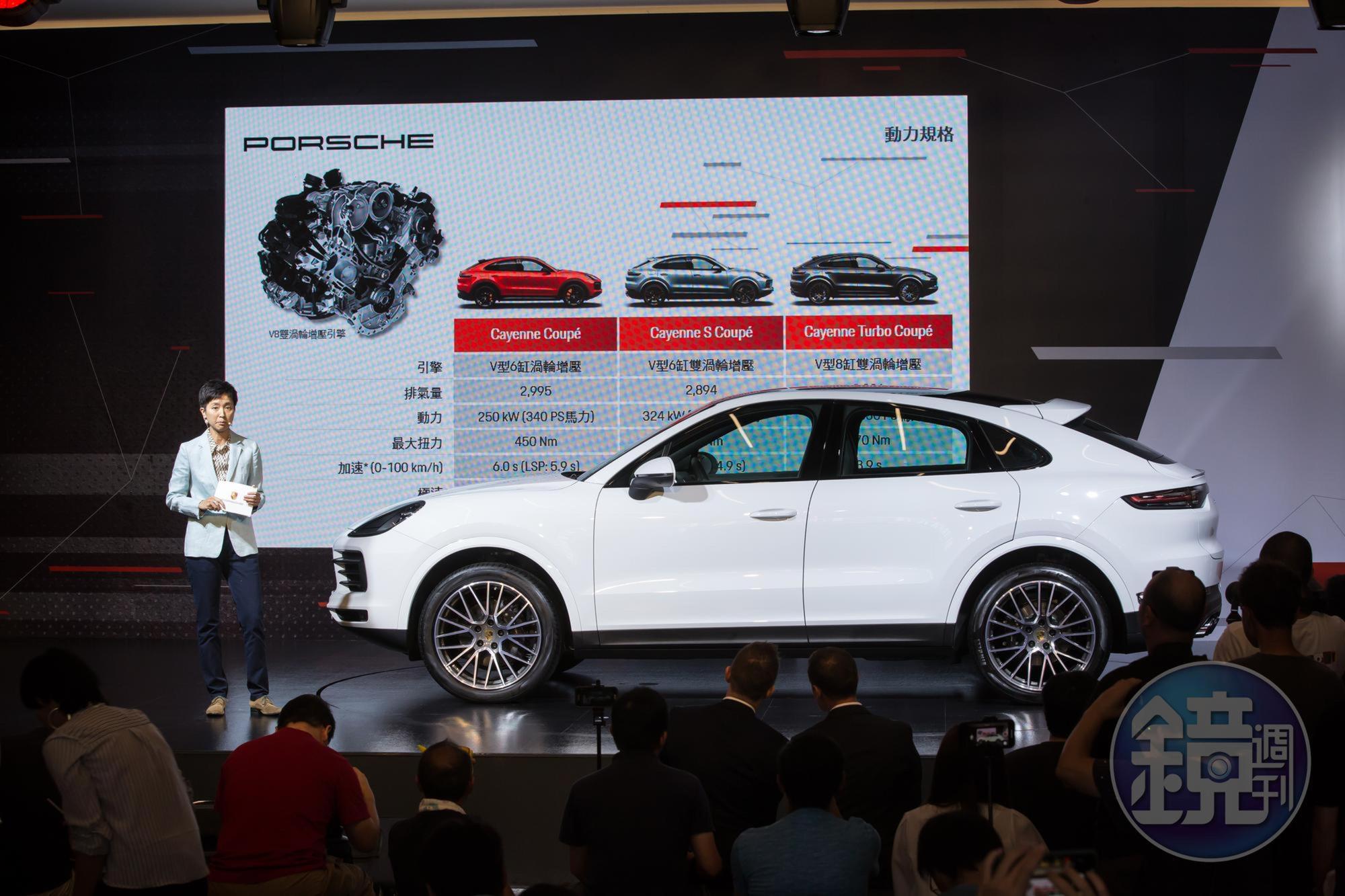 進口車商發表新車搶攻下半年車市，保持捷發表最新Cayenne Coupe等新車型。