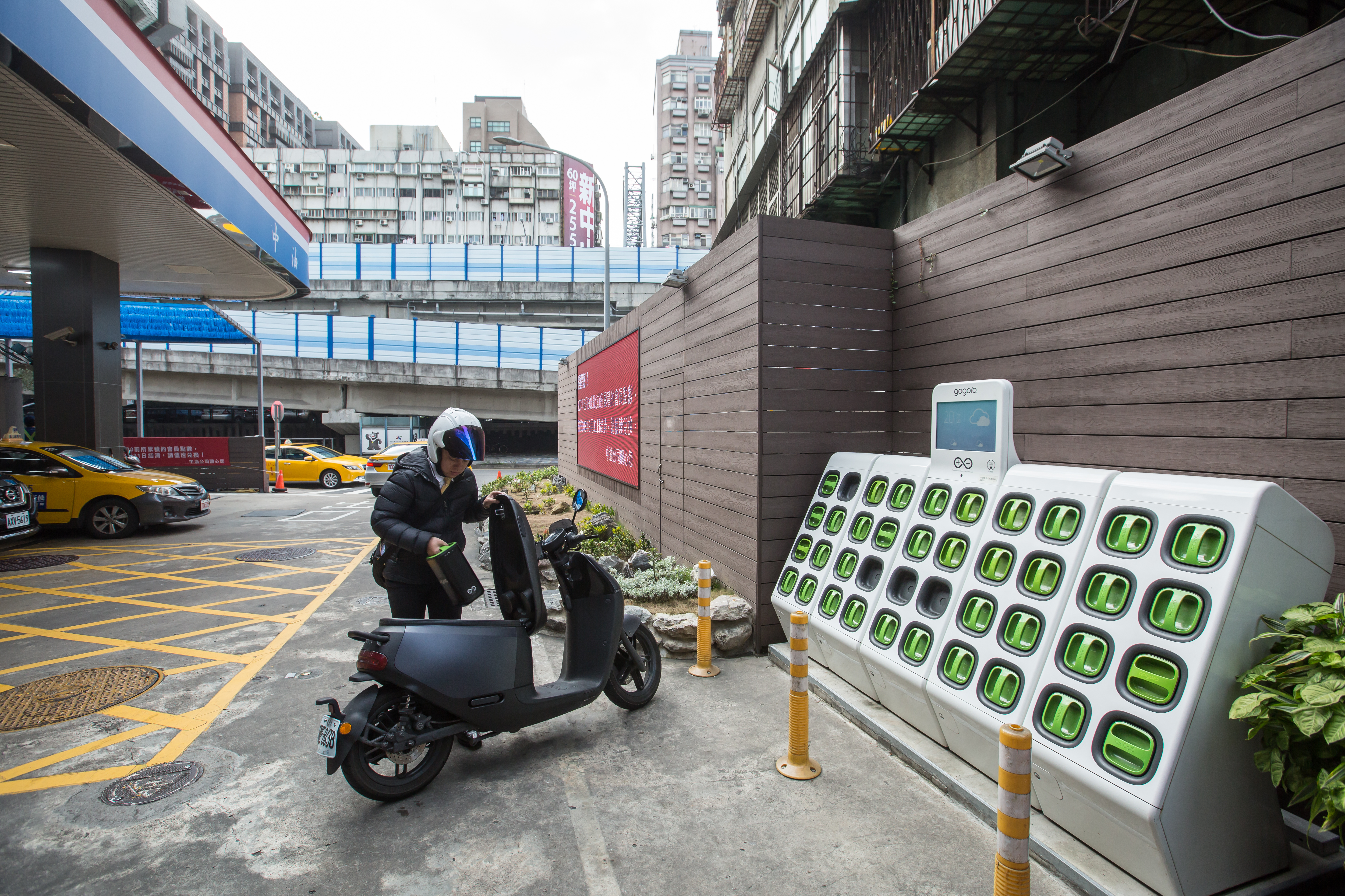 中油月底將停止分布於北北基桃竹的38個中油換電站。