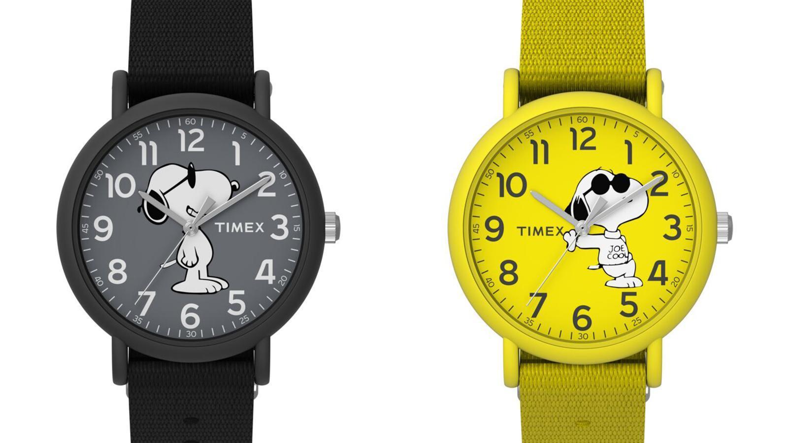 TIMEX X Peanuts- Weekender 34mm手錶,錶徑34mm、USD 45(約NT$ 1,400)