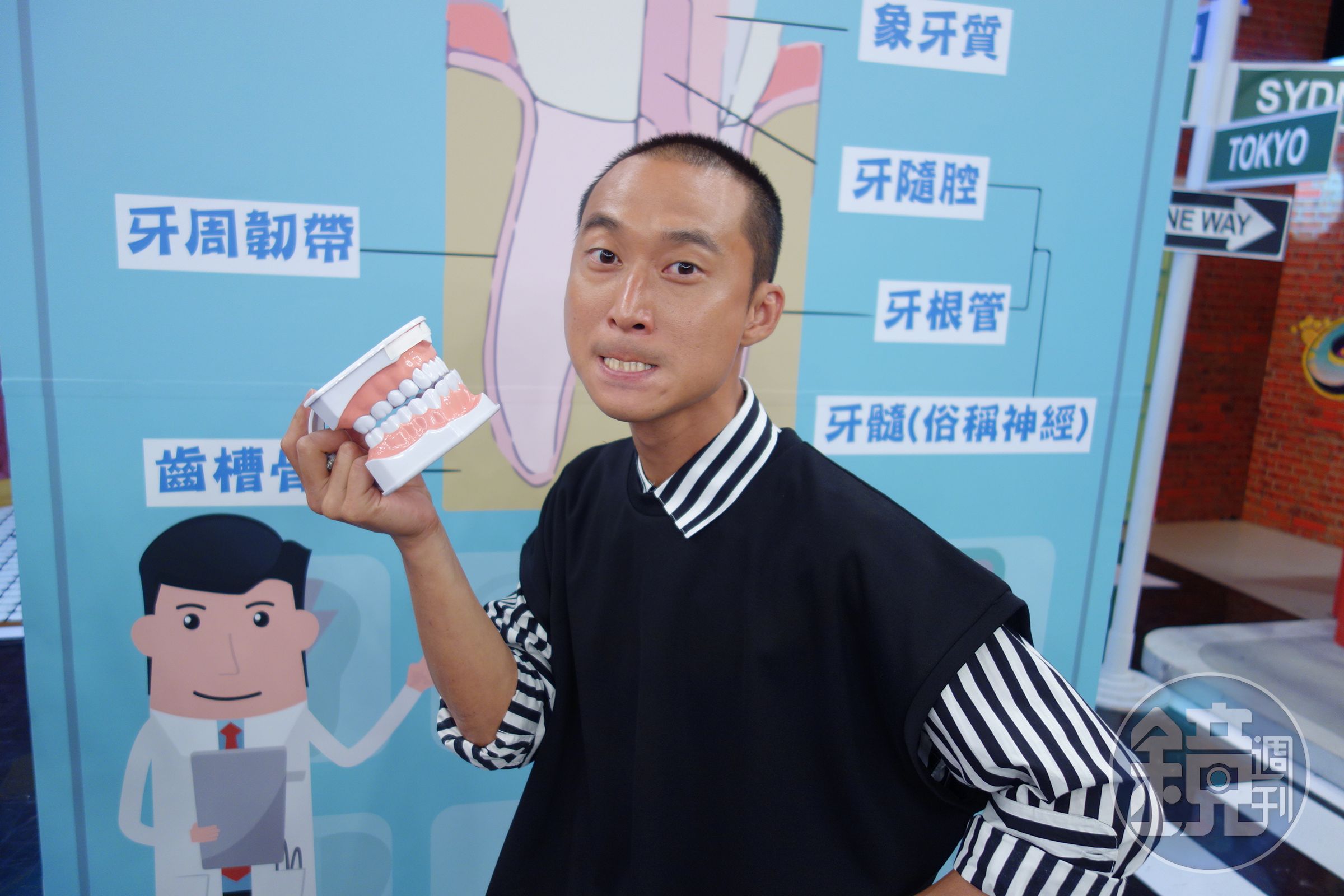 「浩角翔起」的阿翔一出事，搭檔浩子一路義氣相挺，今天浩子談到另一個合作夥伴乱彈阿翔離婚，仍不忘自嘲是自己帶賽。（衛視中文台提供）